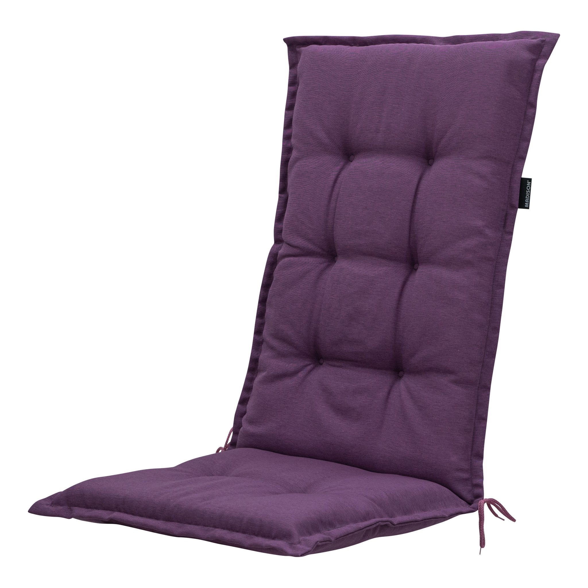 Madison Panama hoge rug basis rugkussen 123x50 cm - Panama purple
