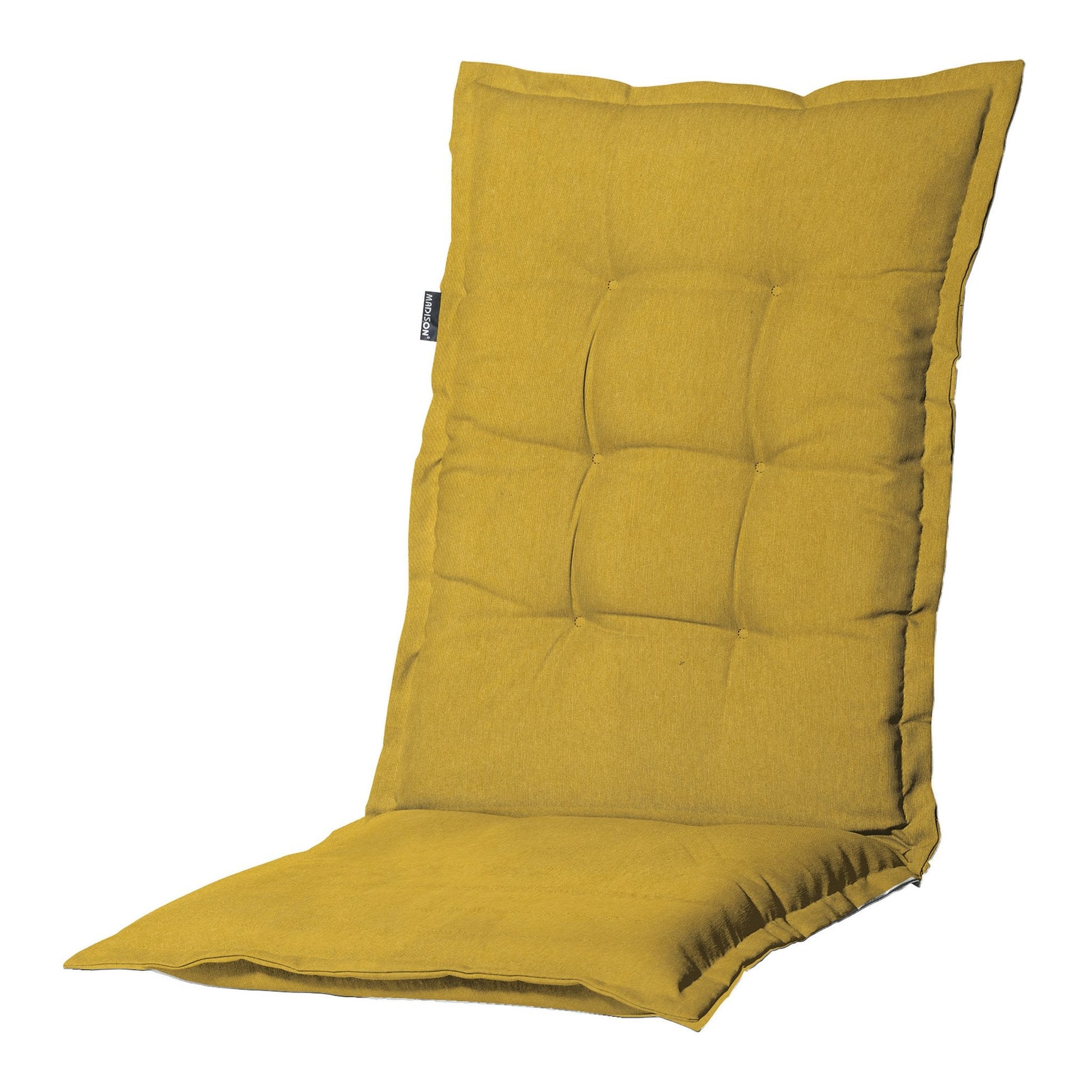 Madison Panama lage rug rugkussen 105x50 cm - Panama mustard