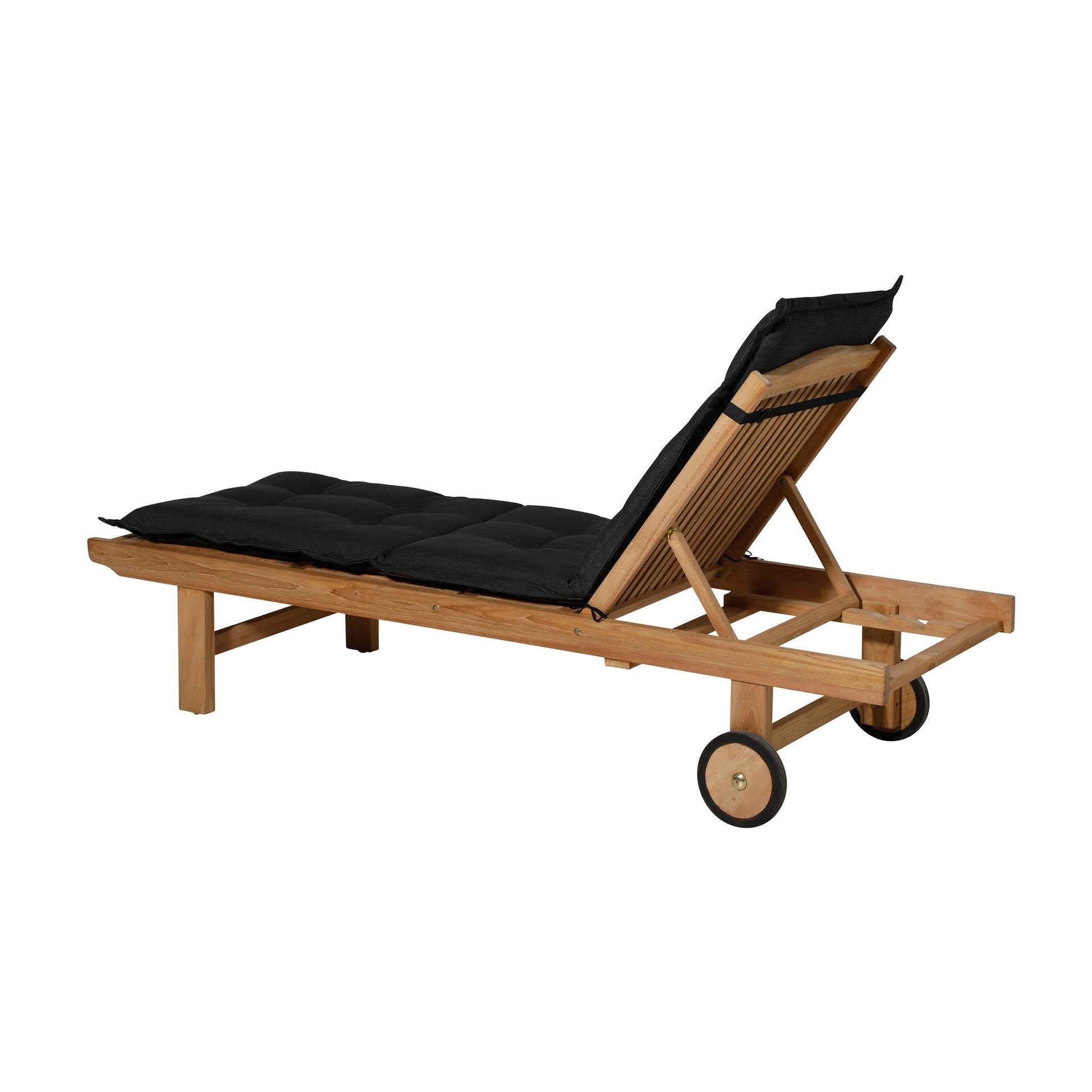 Madison Rib standaard basis ligbedkussen 200x65 cm - Rib black