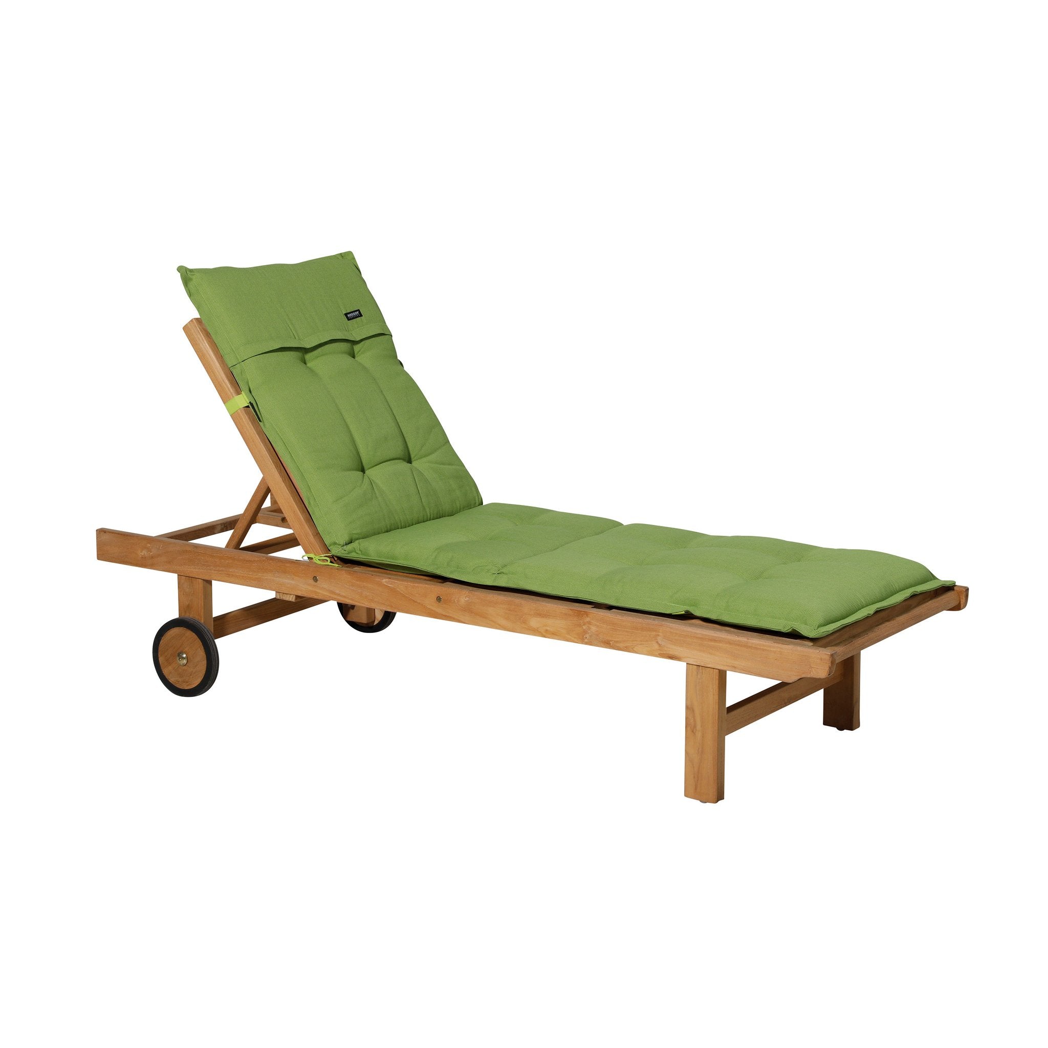 Madison Rib standaard basis ligbedkussen 200x65 cm - Rib lime