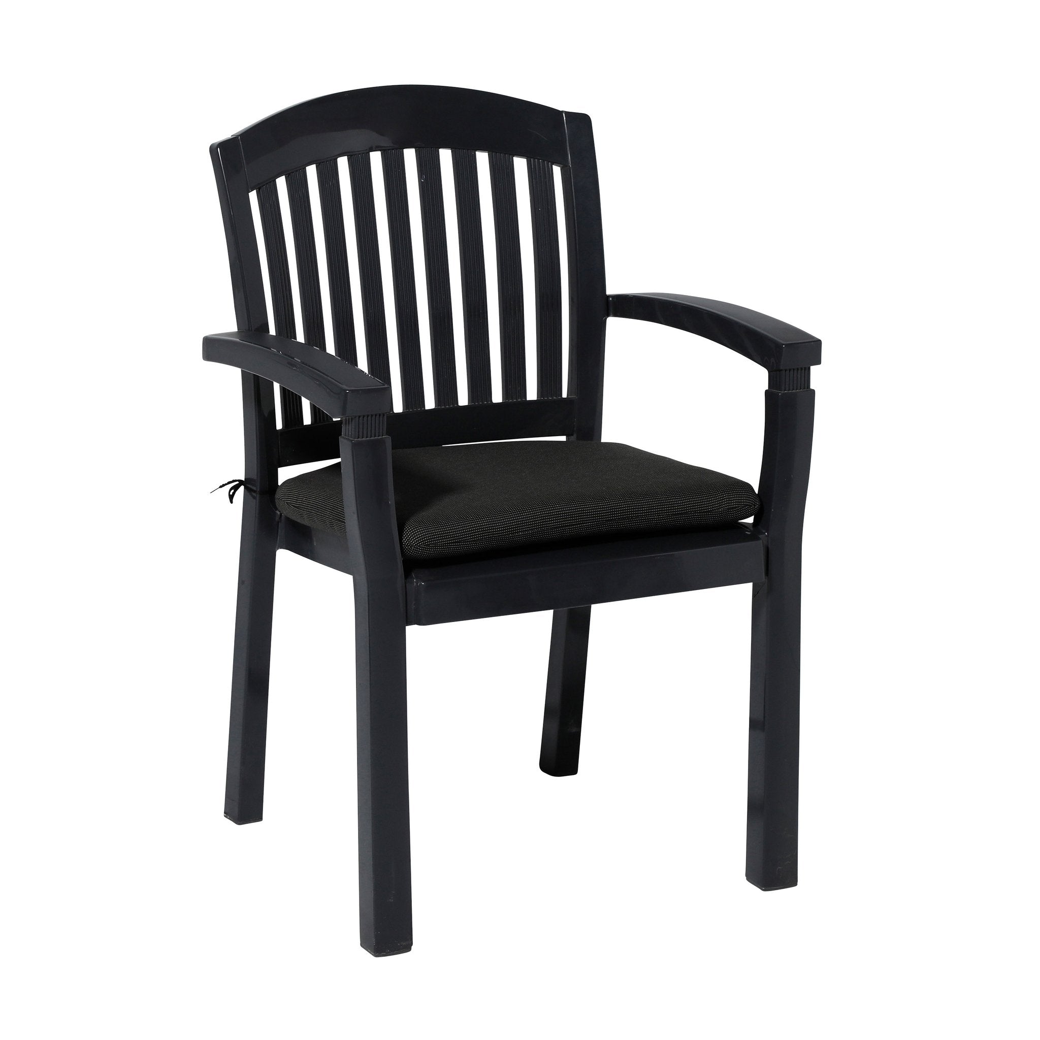 Madison Rib zitkussen 46x48 cm - Rib black