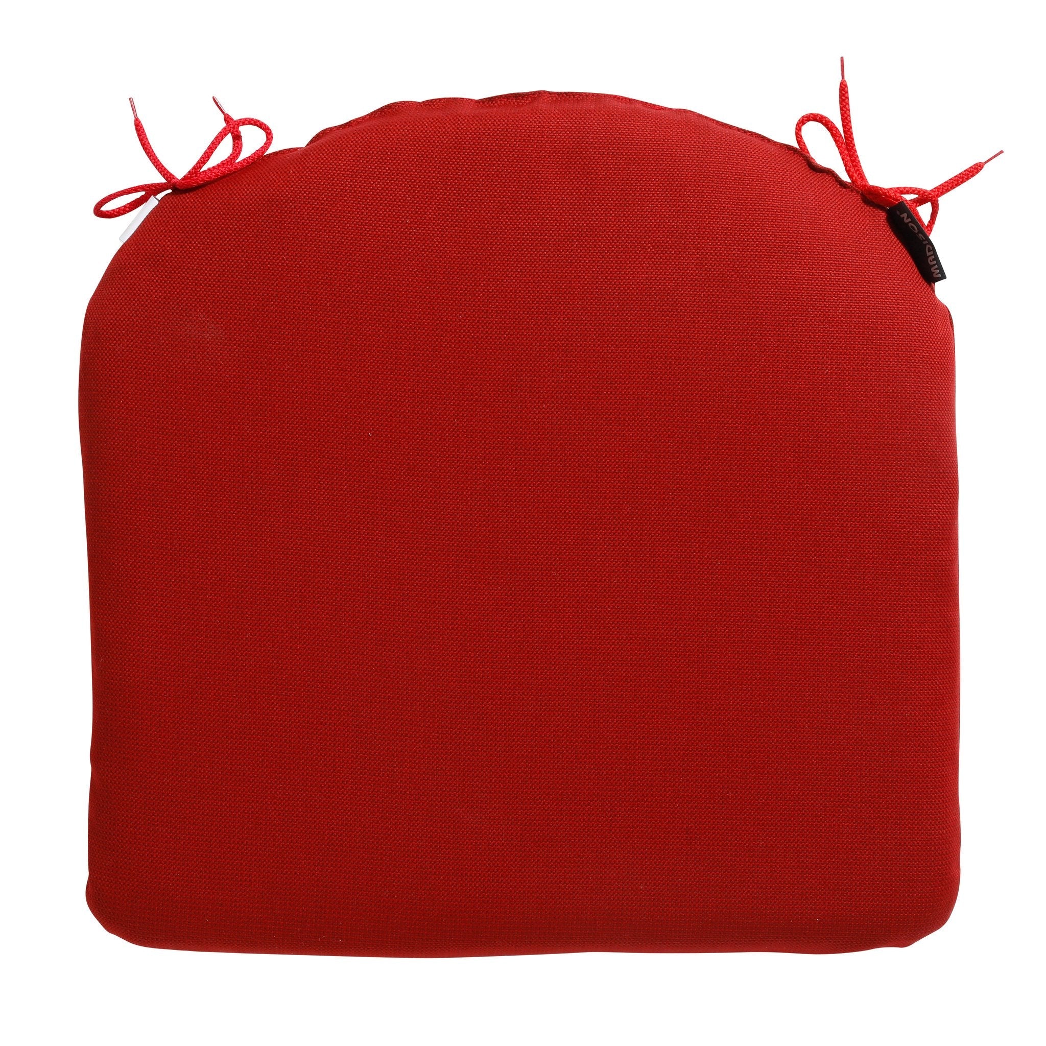 Madison Rib zitkussen 46x48 cm - Rib red