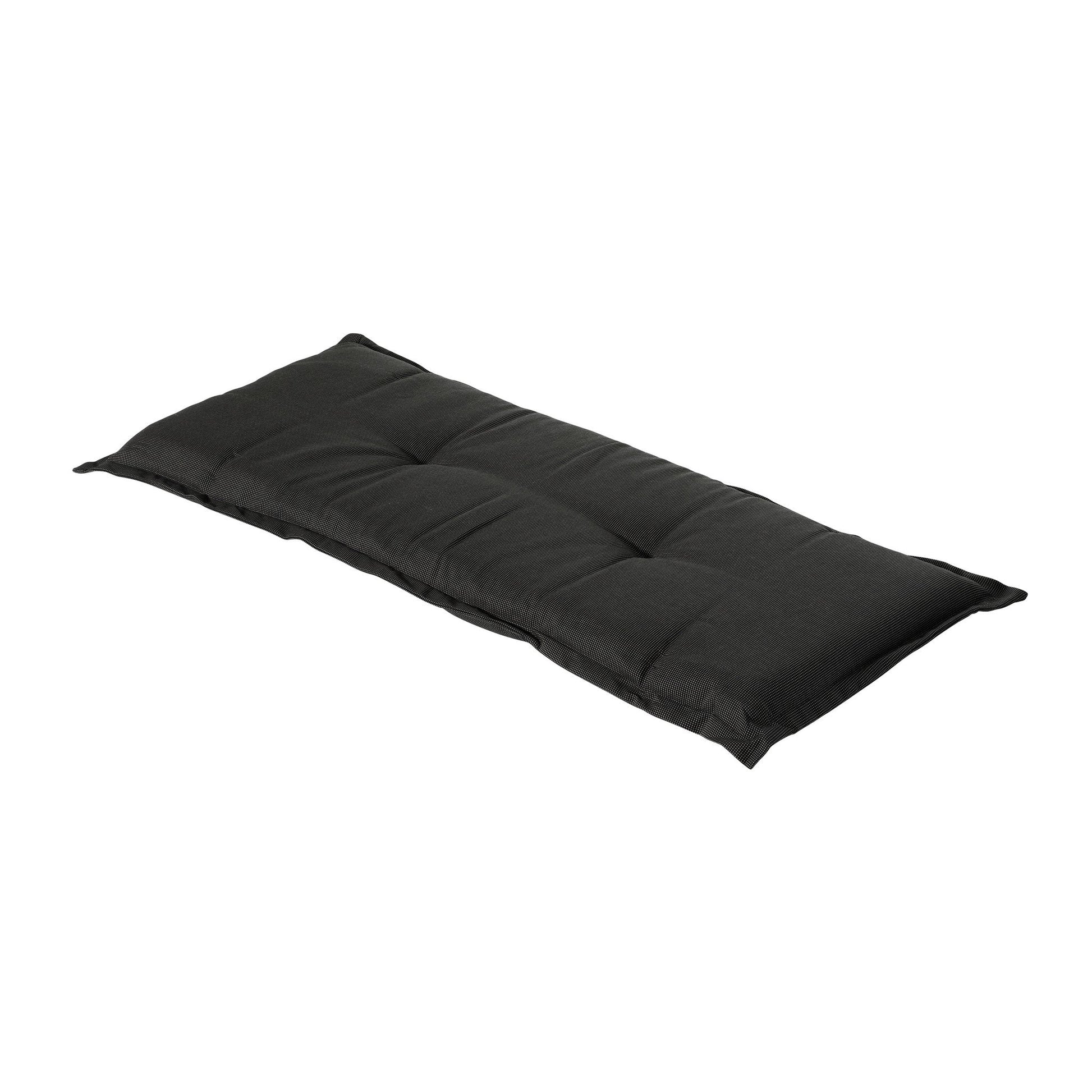 Madison Rib bankkussen 120x48 cm - Rib black