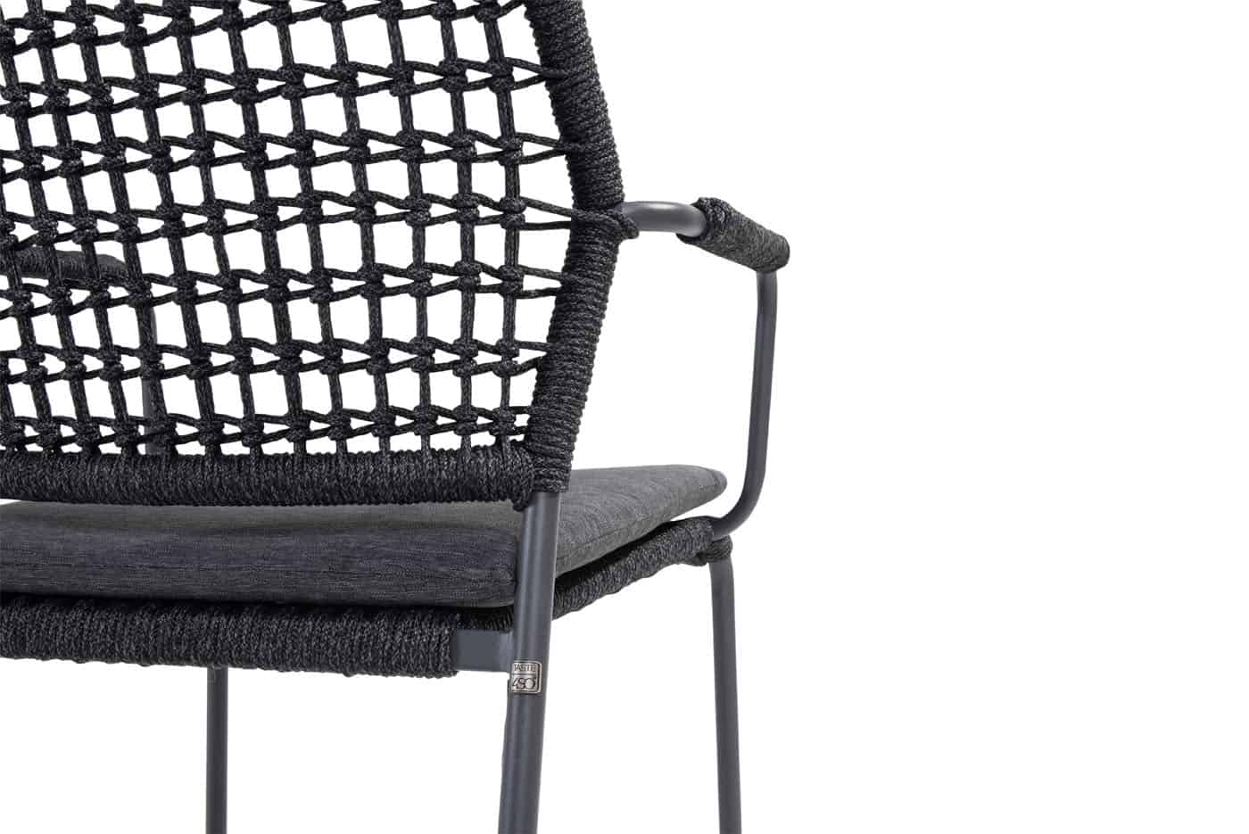 4SO Barista dining set anthracite (4 st.) + Taste 4SO Locarno tafel 130cm