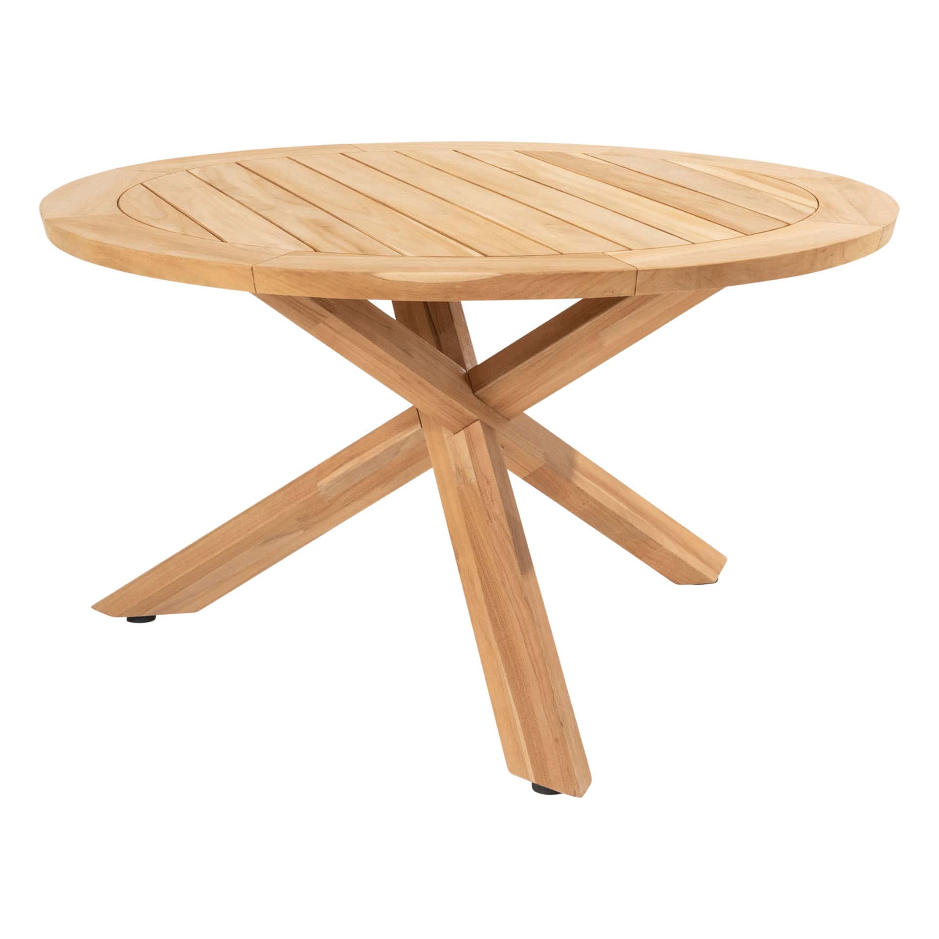 4 Seasons Outdoor Samos dining stoel + Taste 4SO Prado teak tafel 130 Ø cm