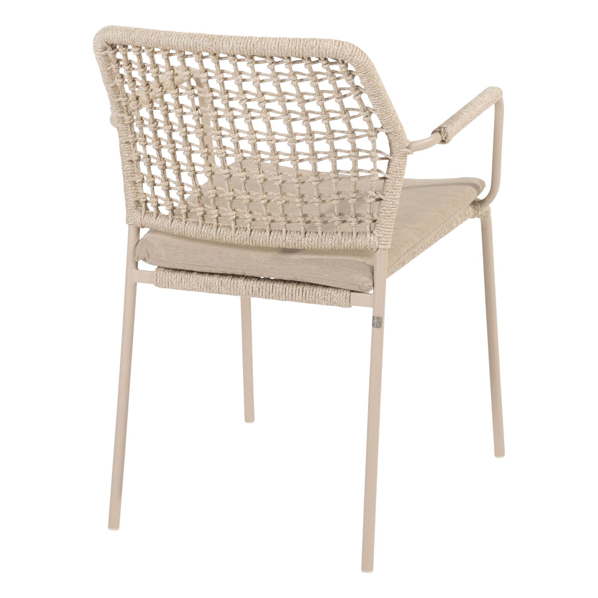 4SO Barista dining set latte (6 st.) met Liam tafel 240x100cm - afbeelding 5