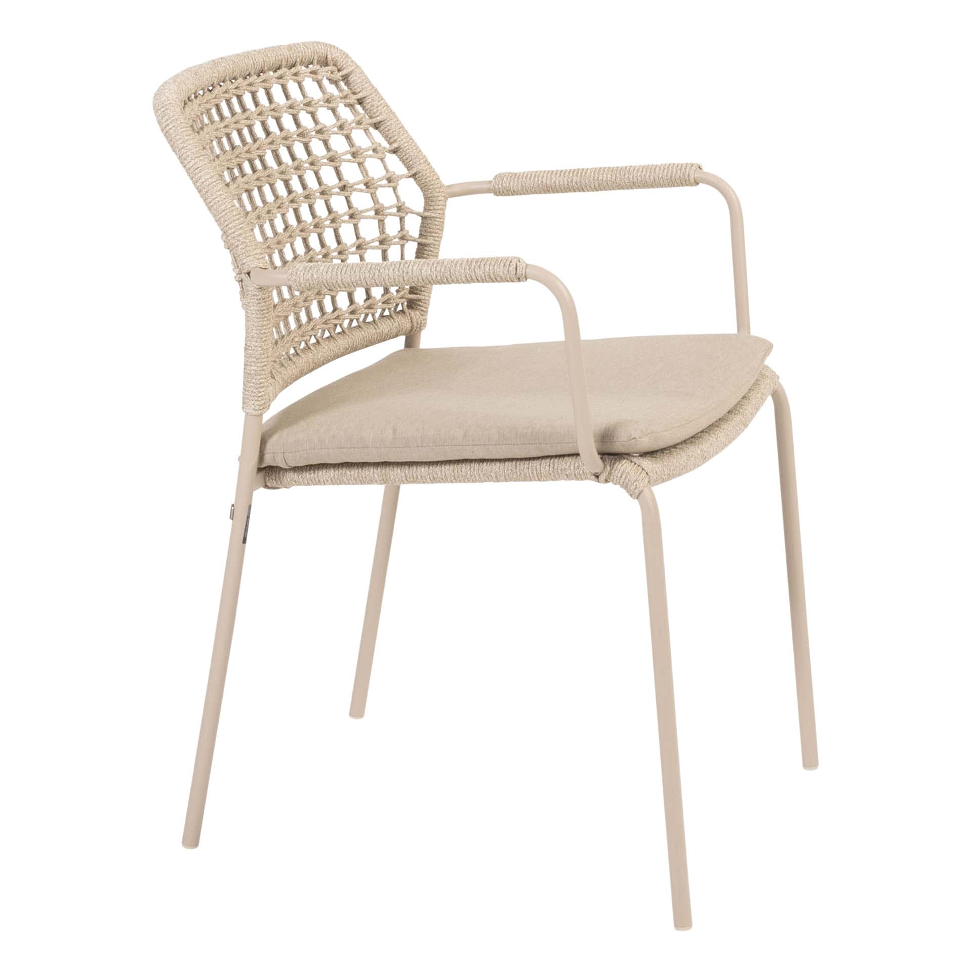 4SO Barista dining set latte (6 st.) met Prado tafel 240x105cm