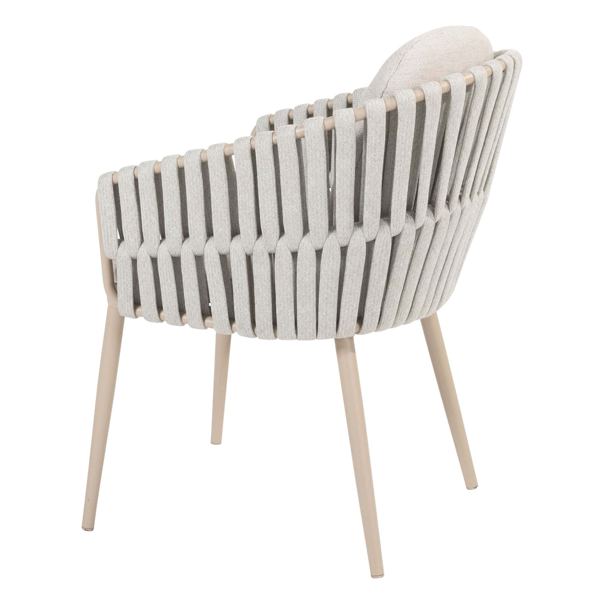 4SO Eva dining set latte (8 st.) met Denia tafel 240x110cm