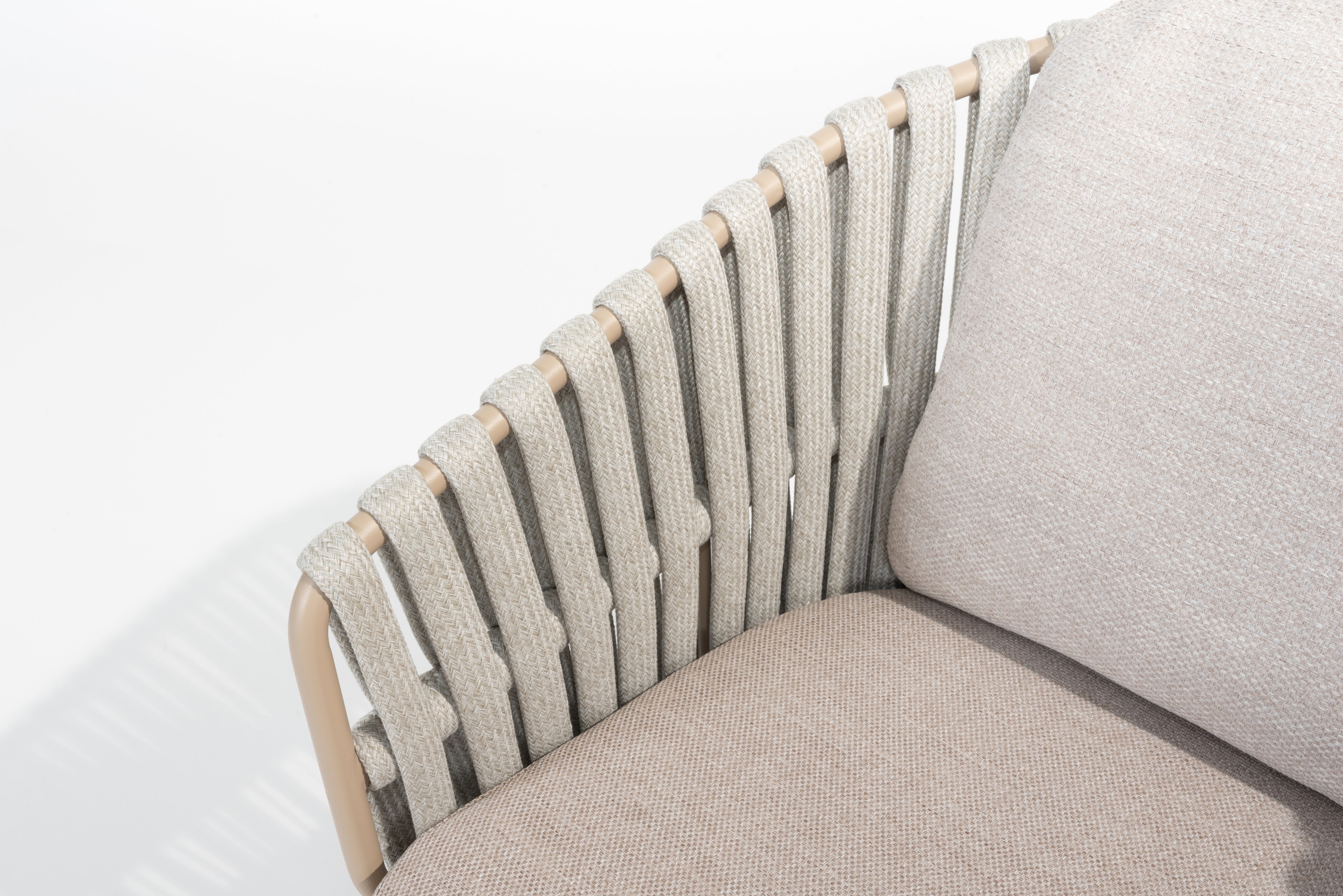 Taste 4SO Eva dining chair latte with 2 cushions - SKU 91515 - Detail view