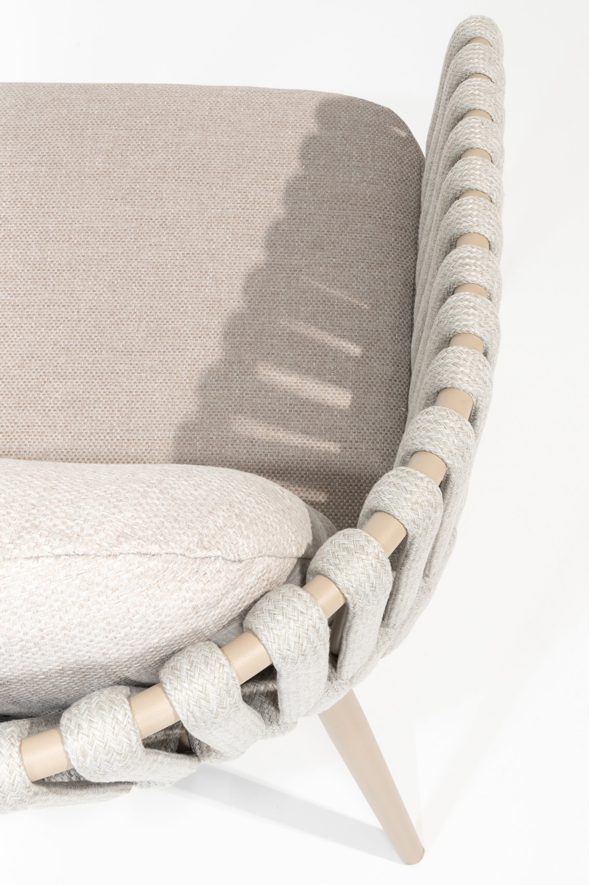 Taste 4SO Eva dining chair latte with 2 cushions - SKU 91515 - Detail view