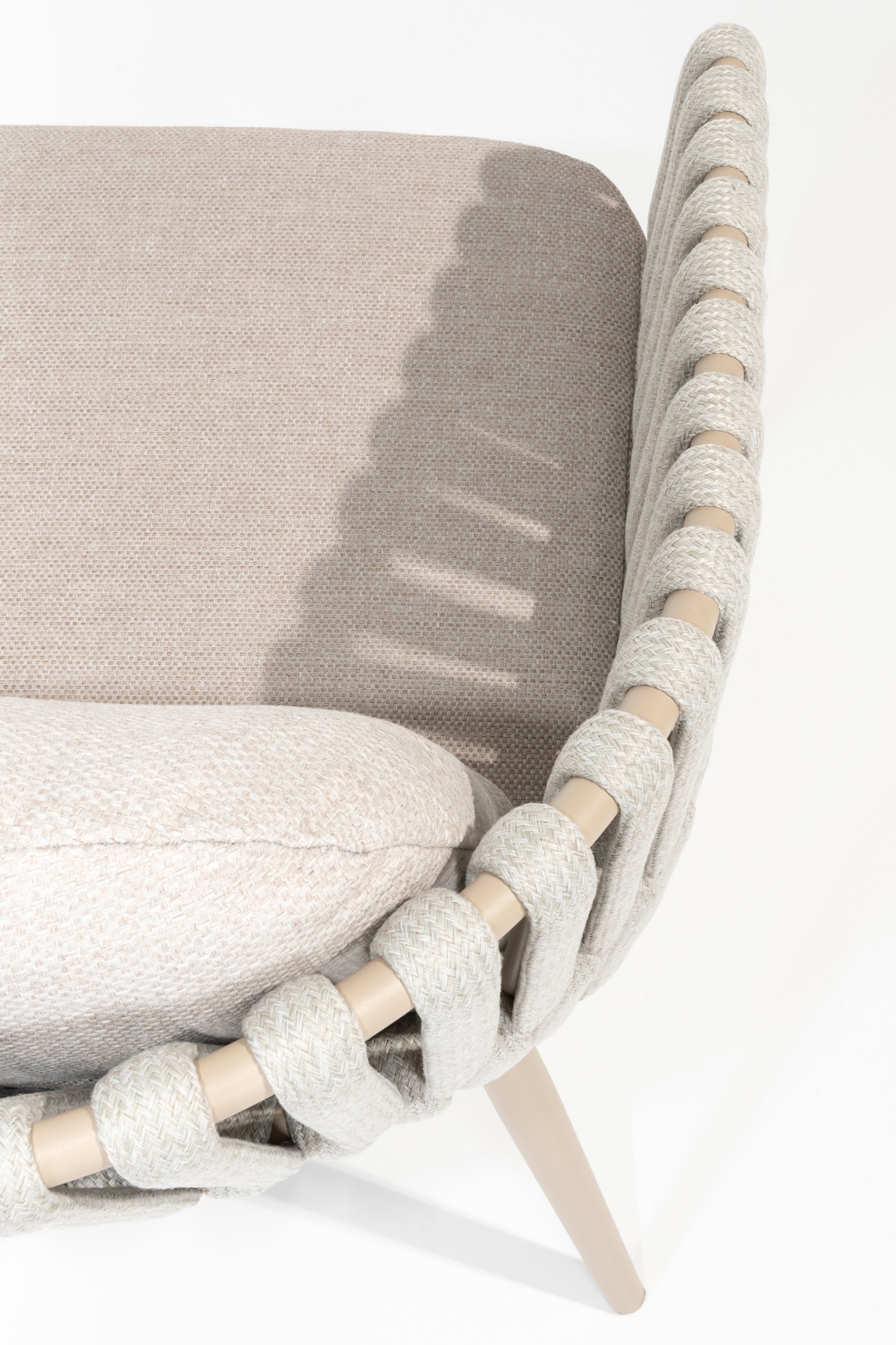 Taste 4SO Eva dining chair latte with 2 cushions - SKU 91515 - Detail view