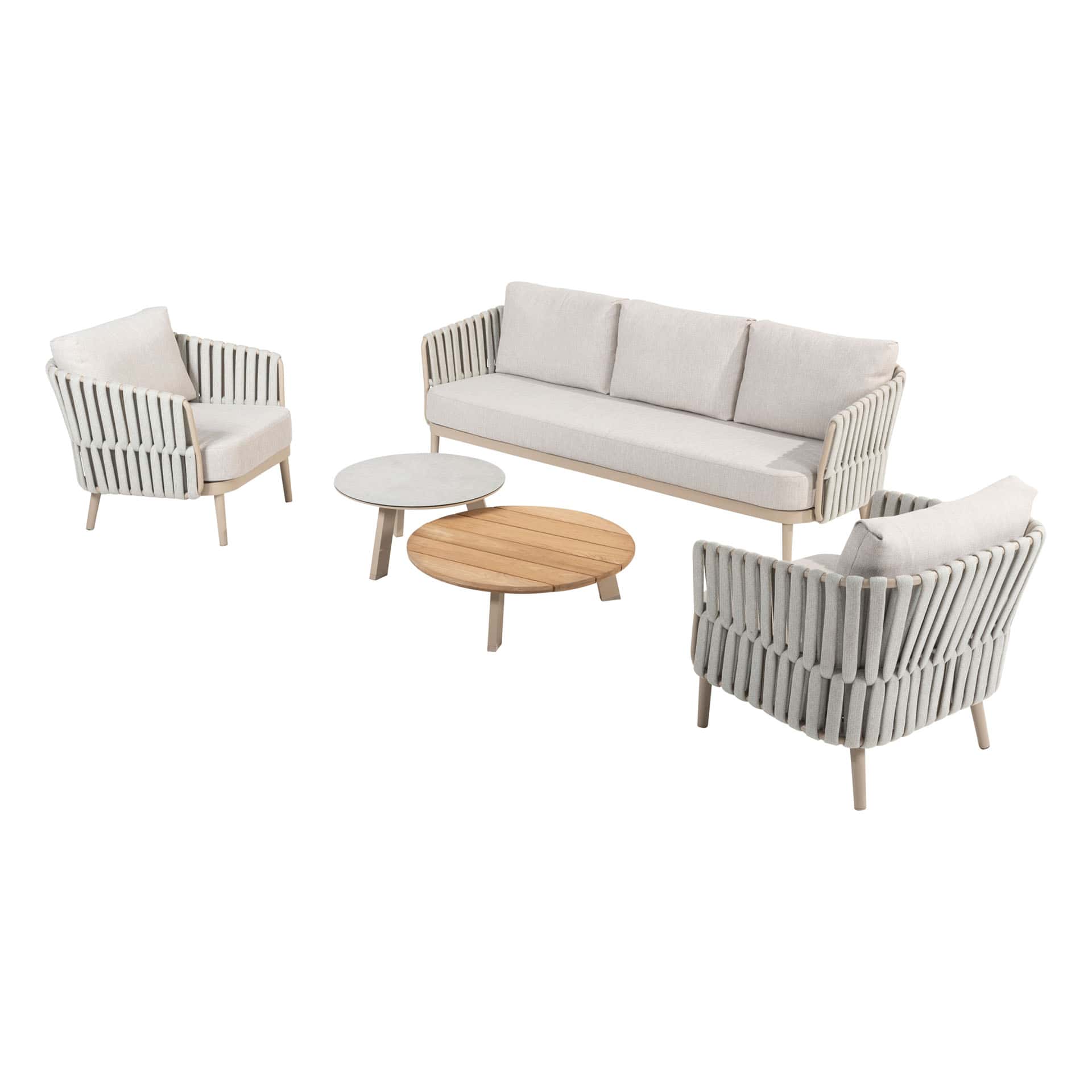 4SO Eva lounge set + Taste 4SO Emma salontafels (2 st.)