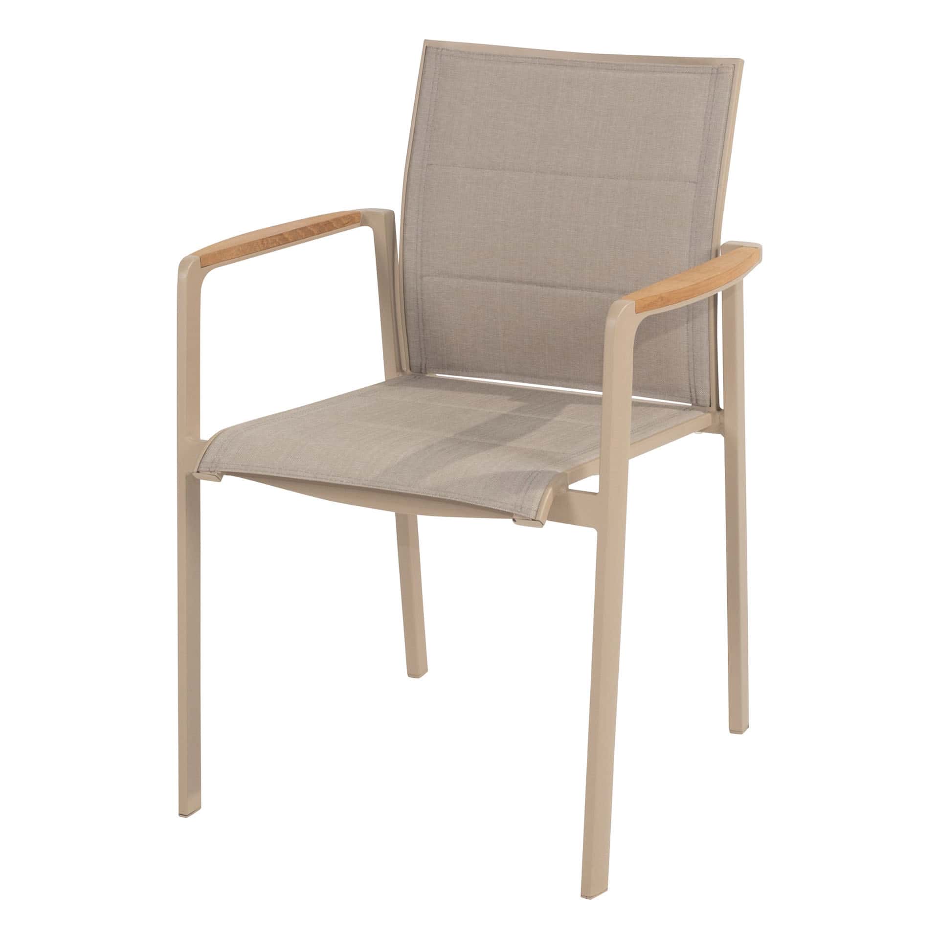 4SO Cortina dining set latte (4 st.) met Liam tafel 180x100cm - afbeelding 6