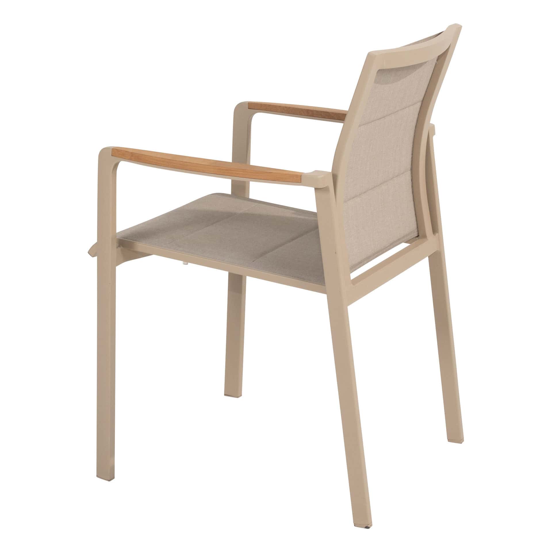 4SO Cortina dining set latte (4 st.) met Liam tafel 180x100cm - afbeelding 17