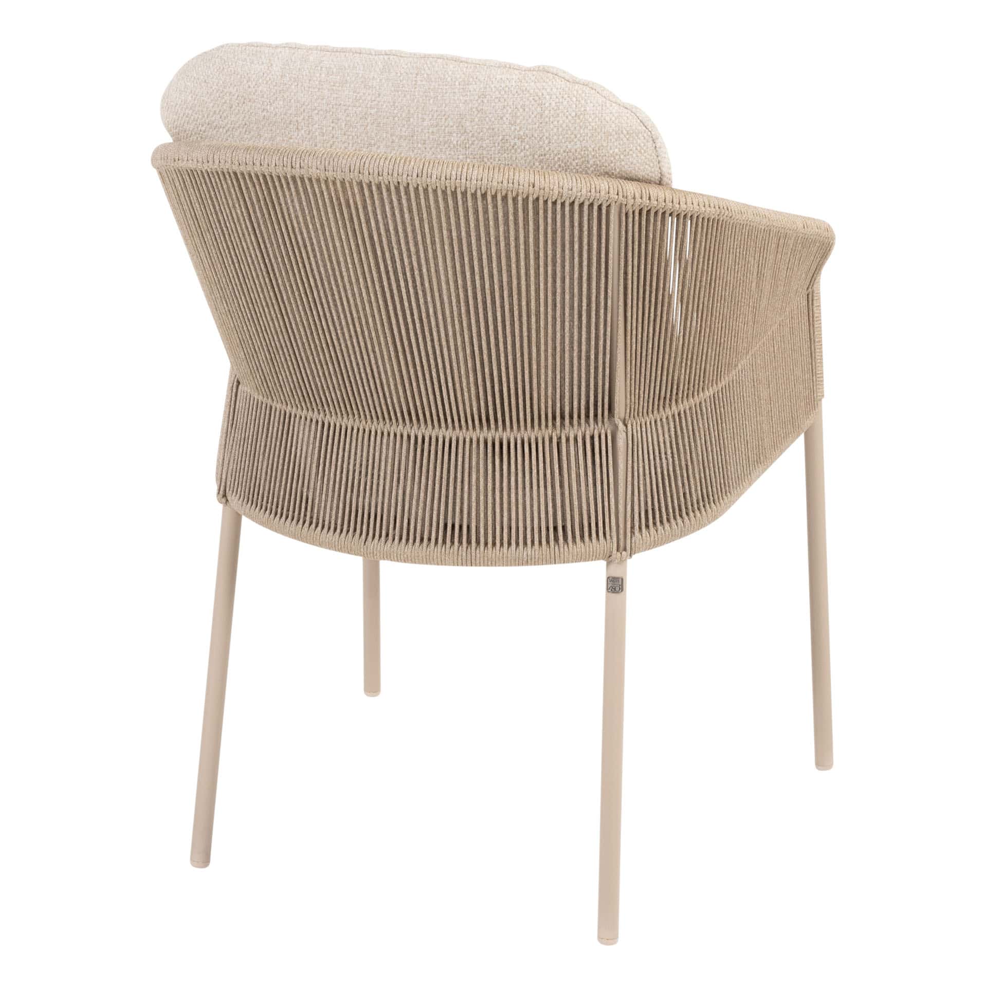 4SO Florence dining set latte (4 st.) met Manolo tafel 180x95cm