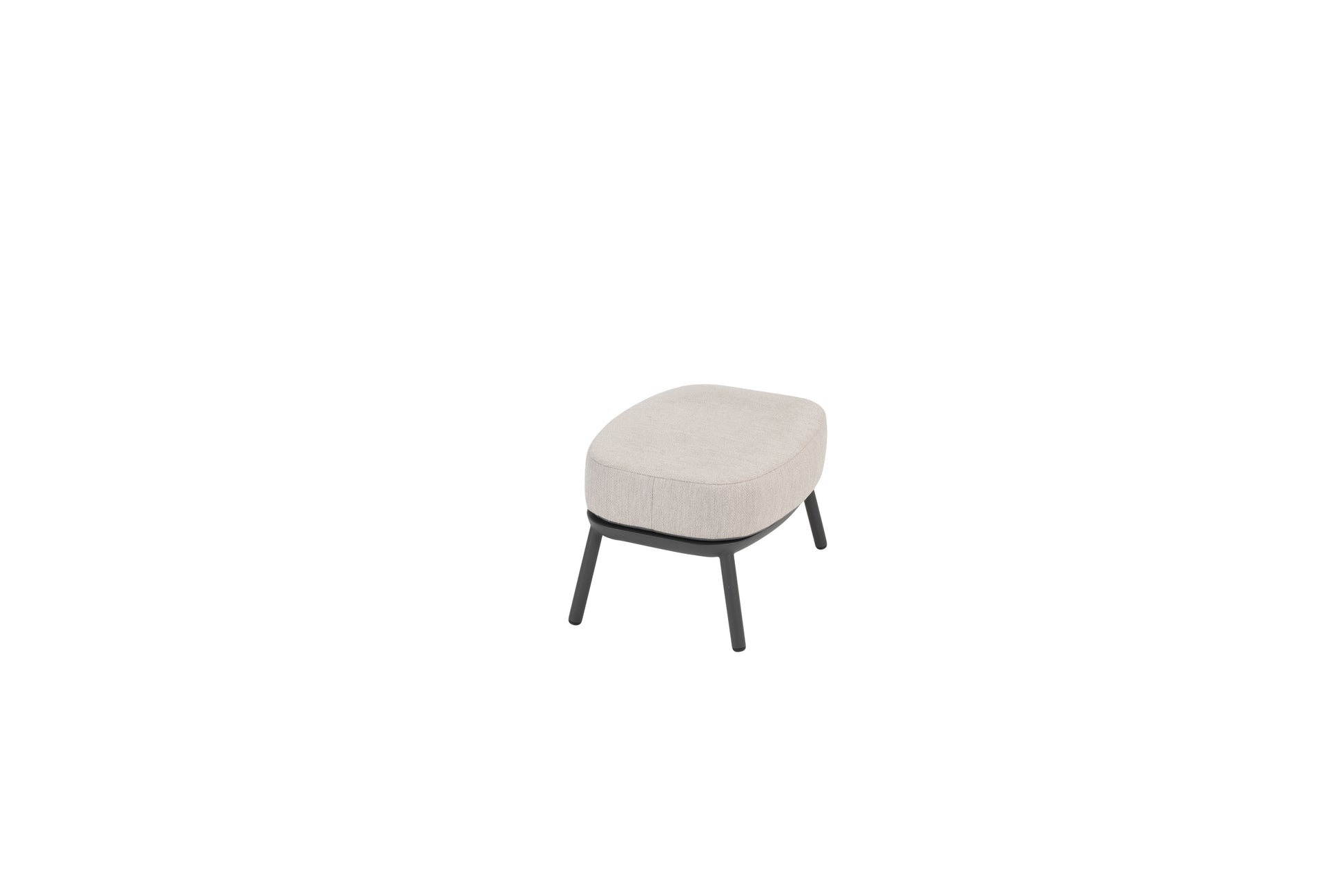 Taste 4SO Alicante footstool anthracite with cushion - SKU 91808