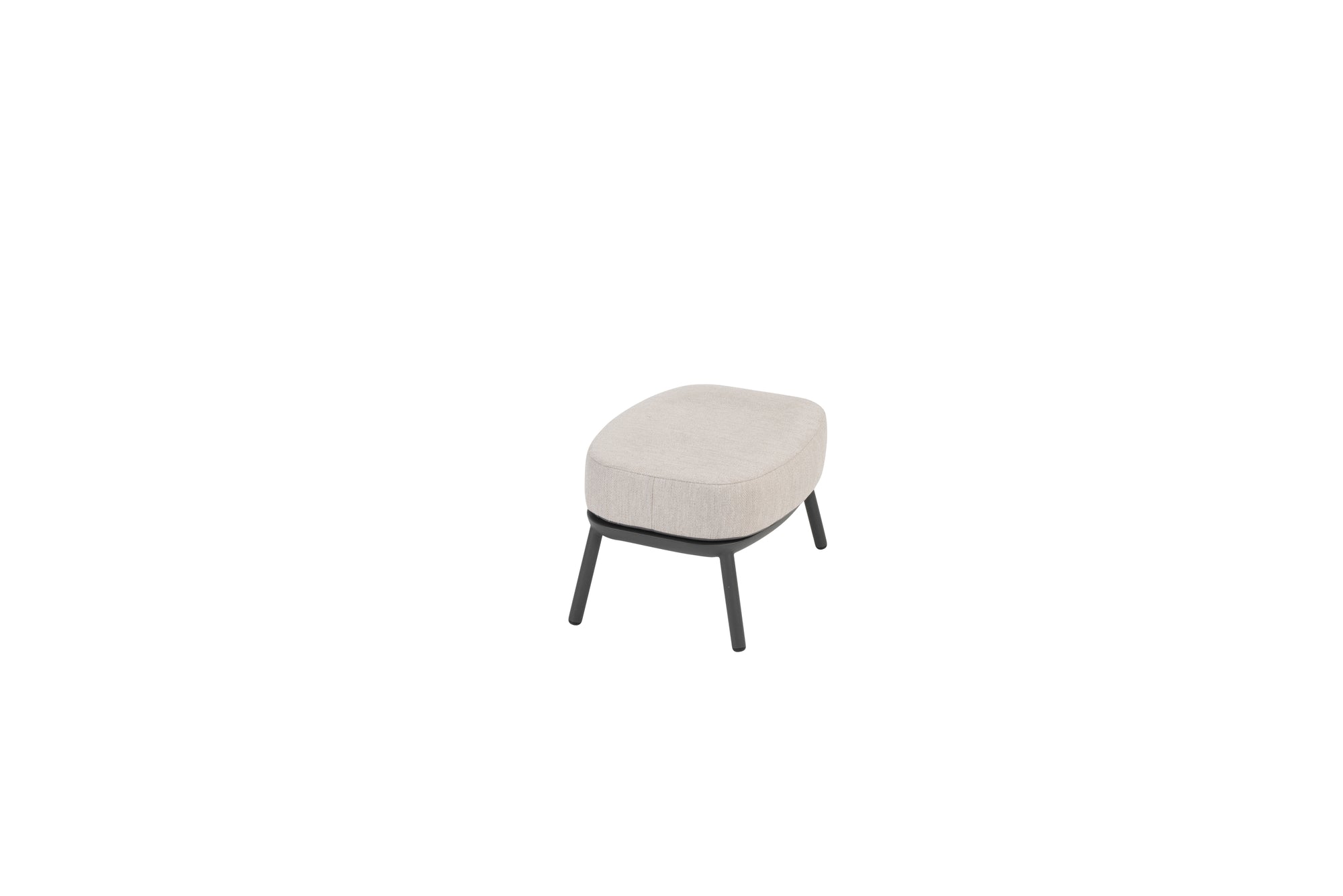 Taste 4SO Alicante footstool anthracite with cushion - SKU 91808