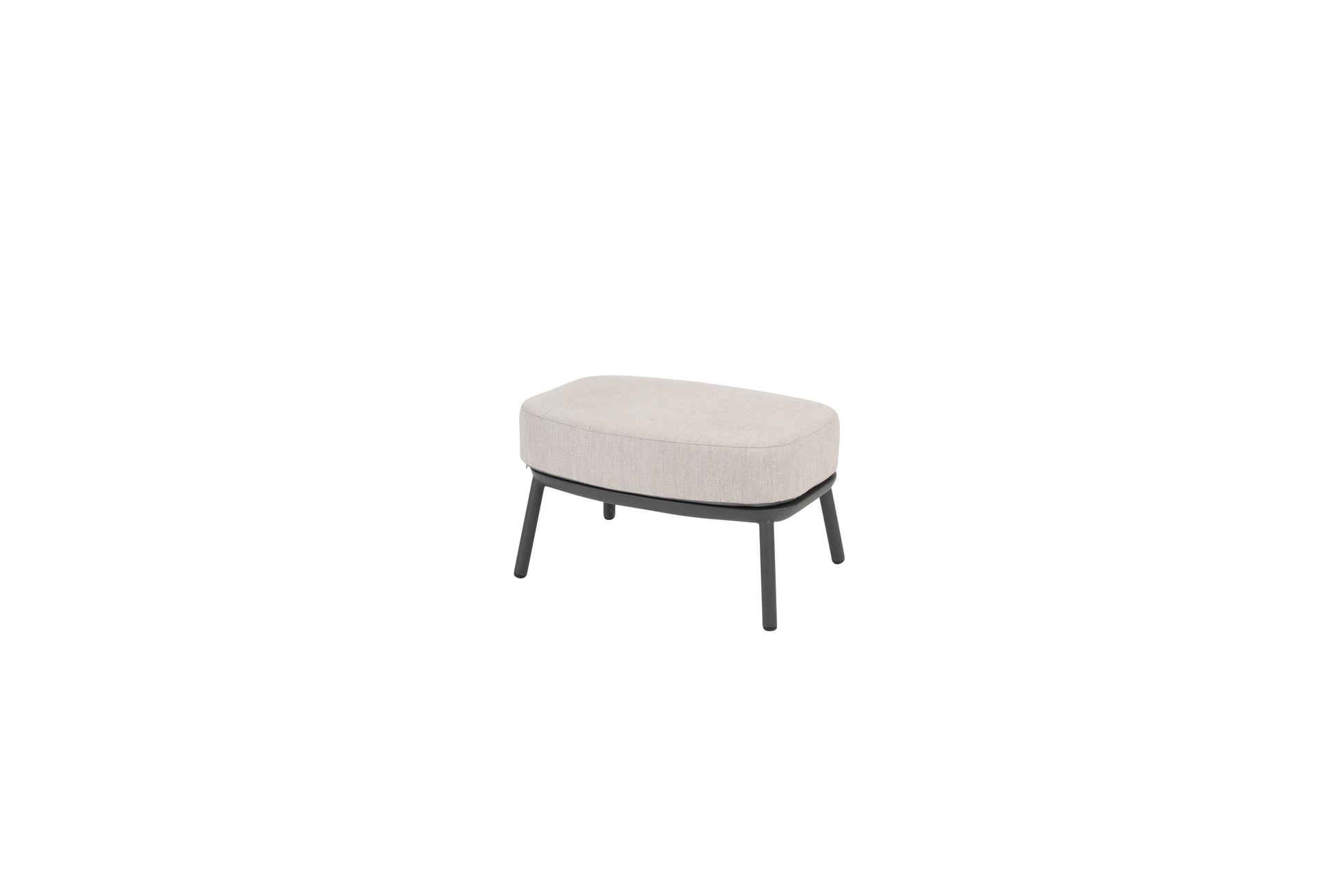 Taste 4SO Alicante footstool anthracite with cushion - SKU 91808