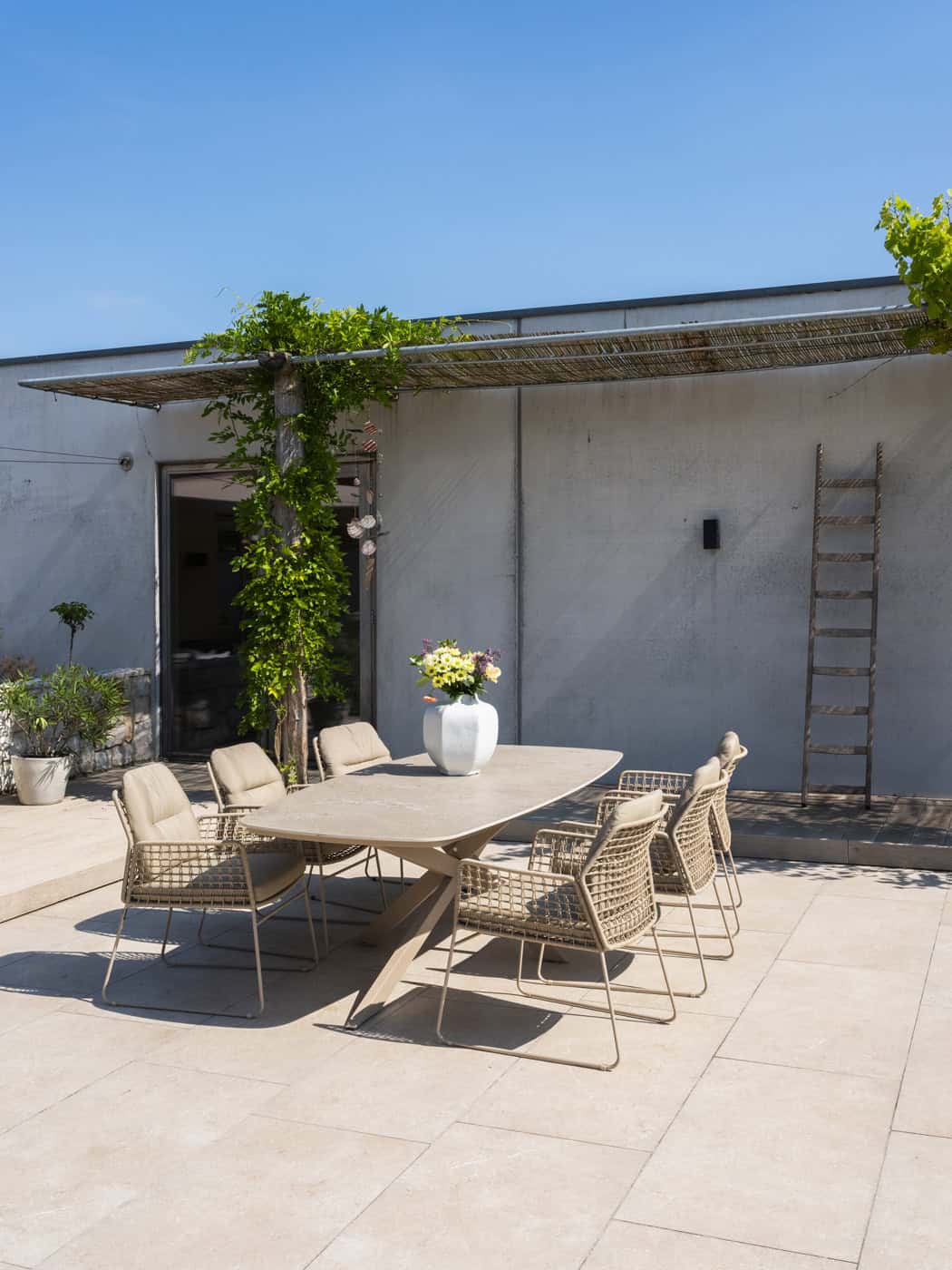 4SO Albano dining set (6 st.) + Taste 4SO Prado tafel 240x105cm