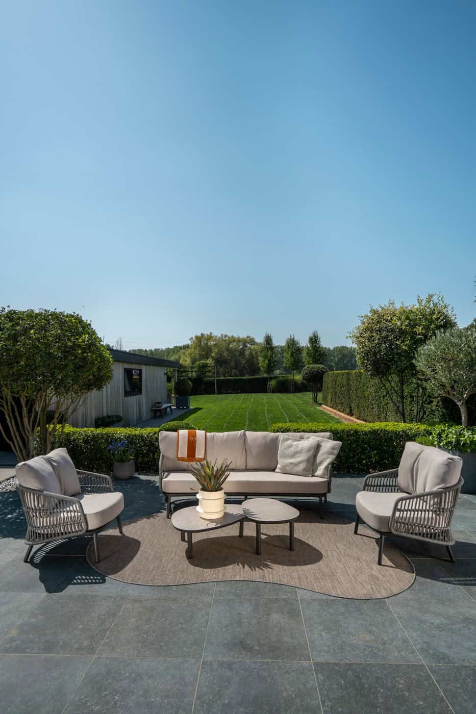 4SO Alicante lounge set anthracite + Taste 4SO Monroe salontafels (2 st.) - afbeelding 8