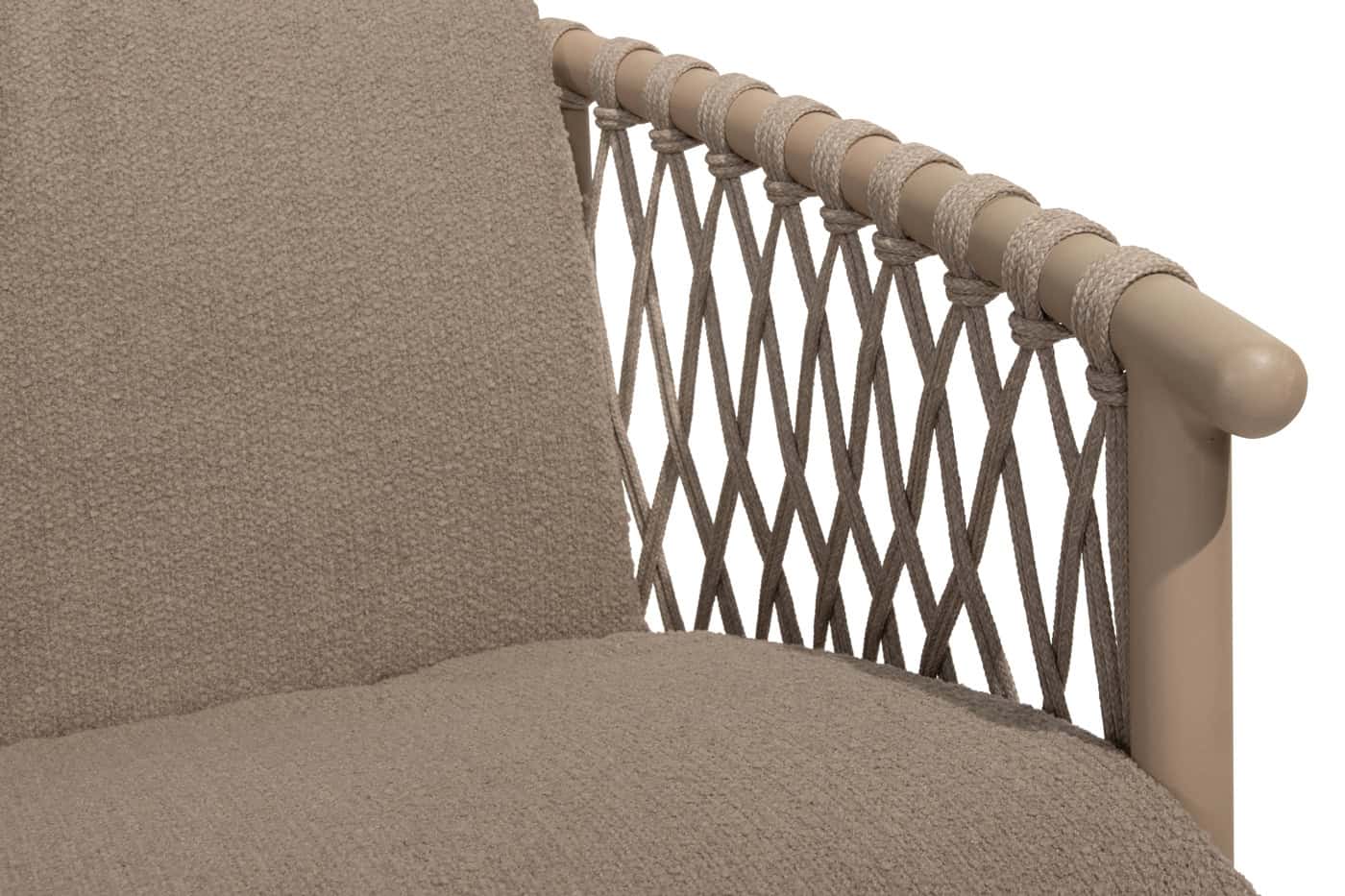 4SO Allora dining set latte (6 st.) + Taste 4SO Capri tafel 240x110cm