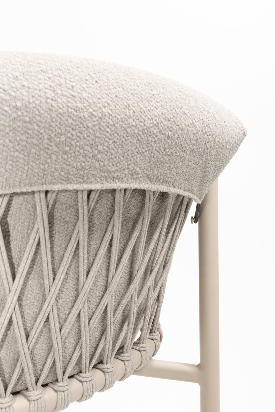 Allora Dining Chair Latte - Shadow Angle