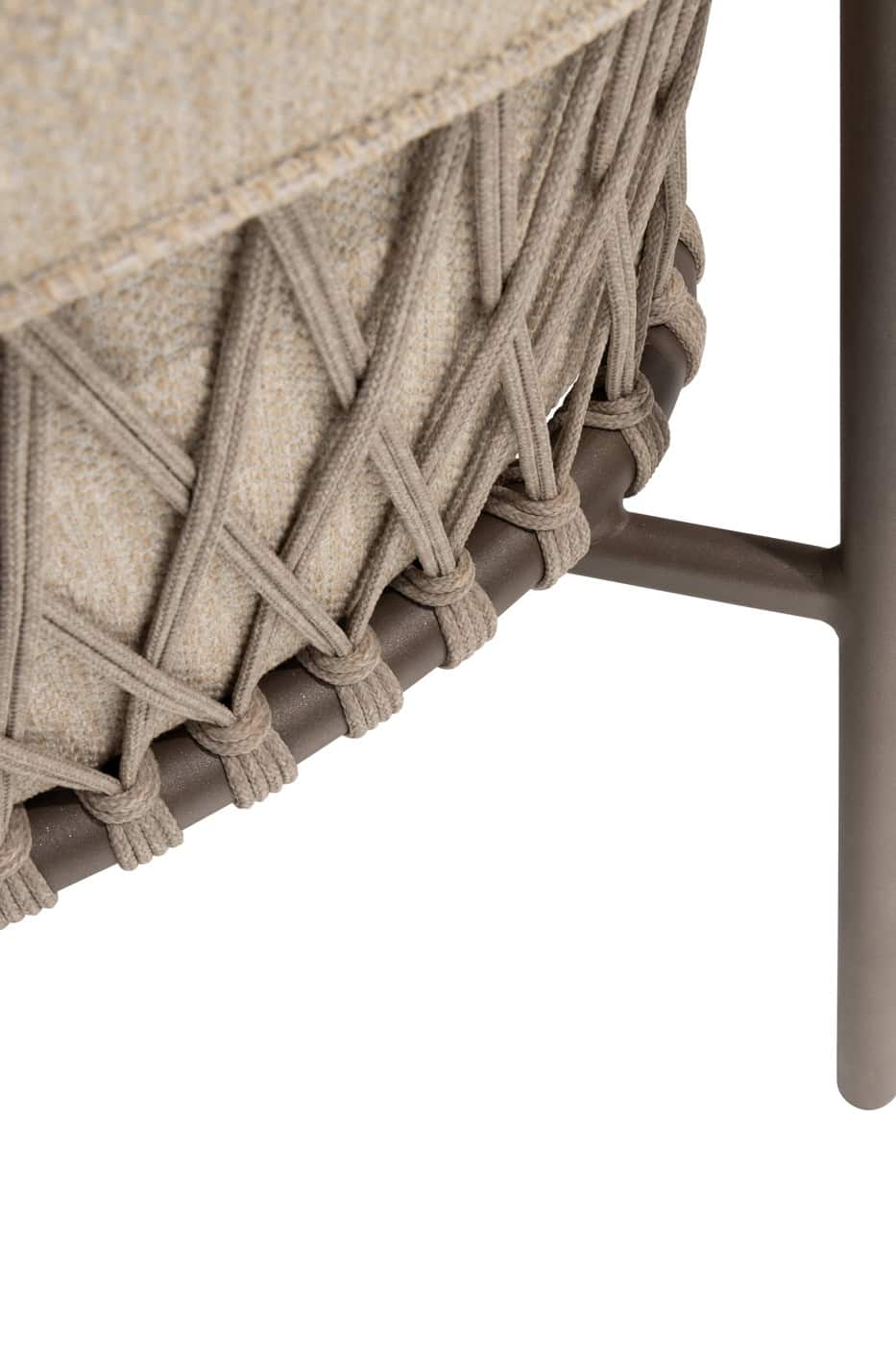 4SO Allora dining set terre (2 st.) met Vermont tafel 75x75cm