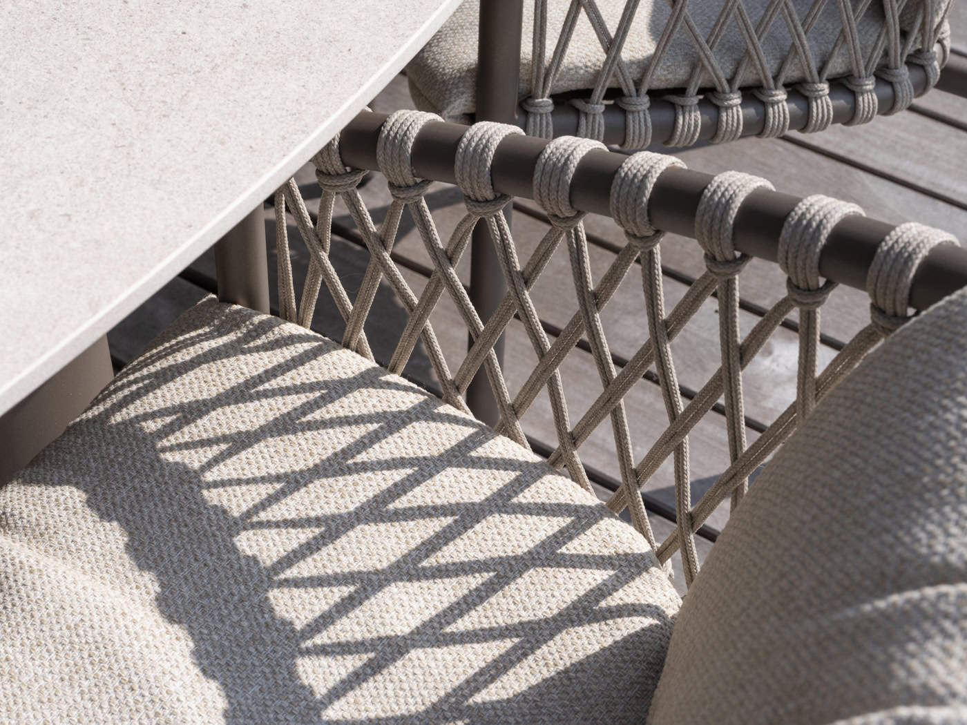 Allora Dining Chair Terre - Detail Close-up