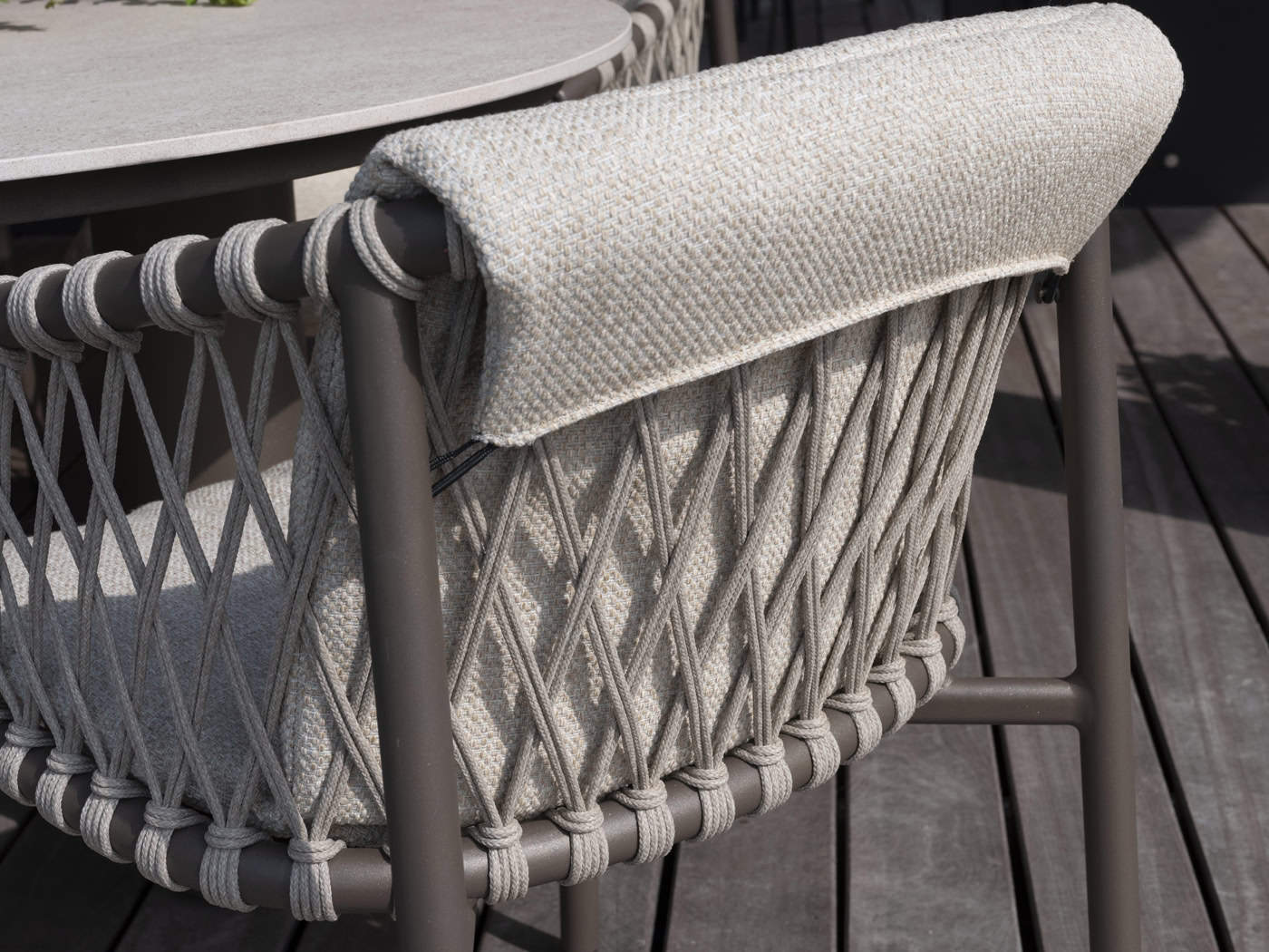 Allora Dining Chair Terre - Detail Shot