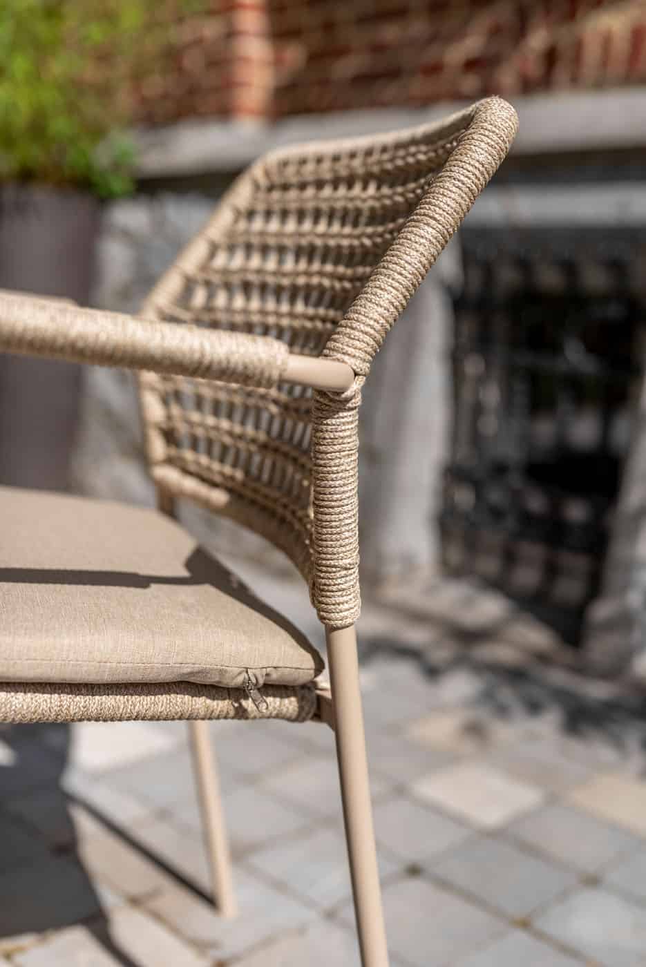 4SO Barista dining set latte (6 st.) met Prado tafel 240x105cm