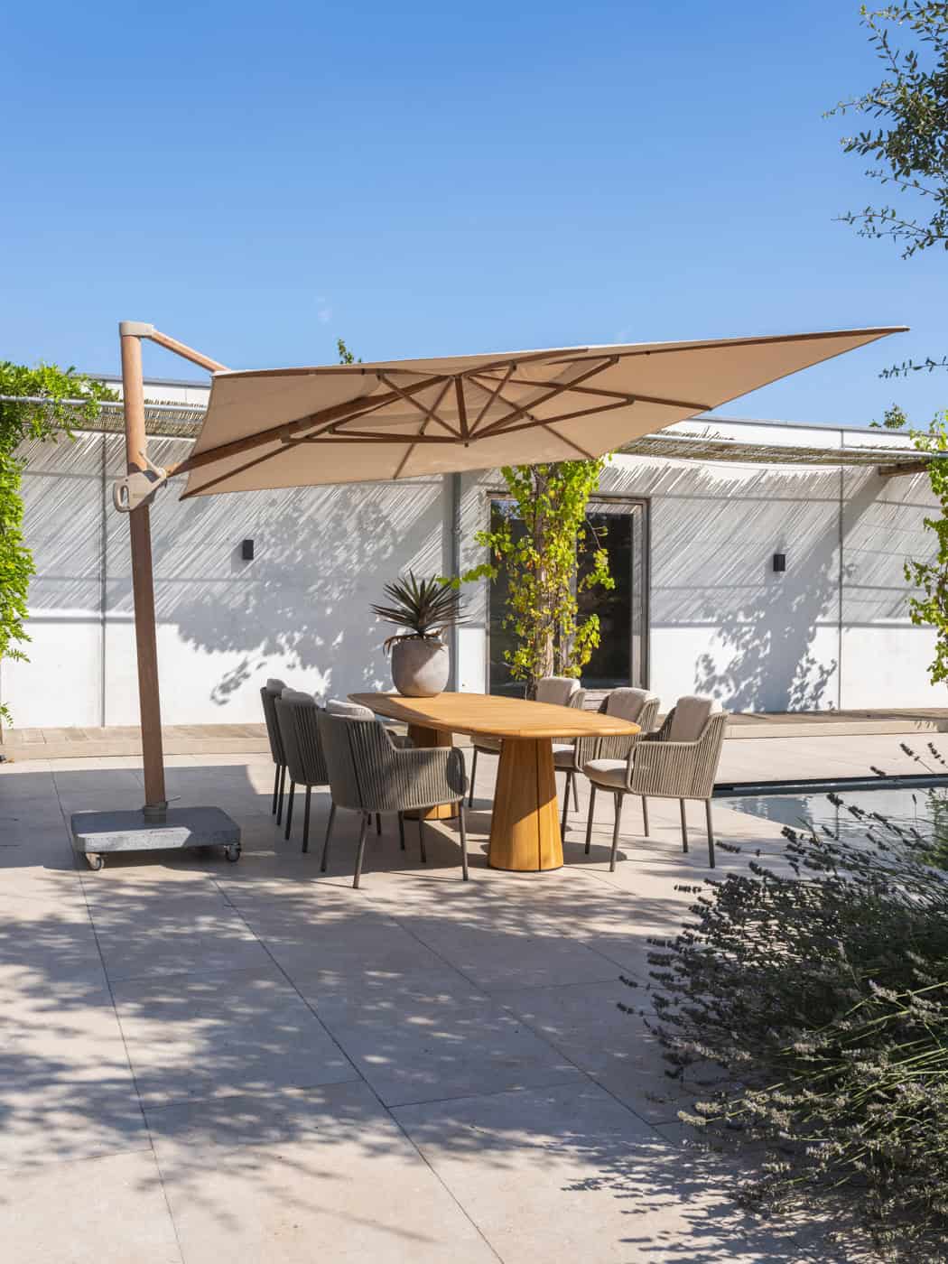 4SO Bernini dining set (6 st.) + Taste 4SO Capri tafel 240x110cm