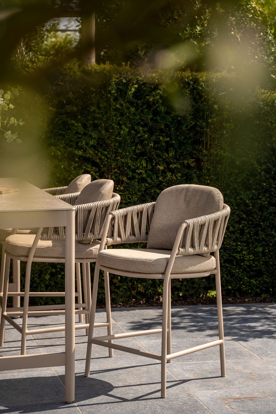 4SO Calma barset latte (6 st.) met Soho tafel 220x75cm - afbeelding 6