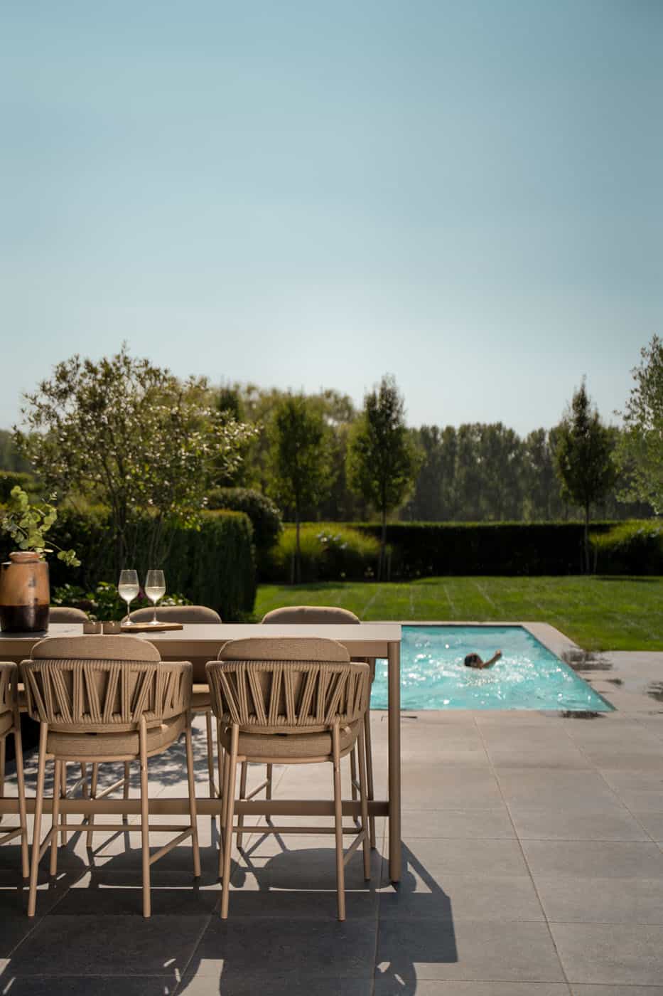 4SO Calma barset latte (6 st.) met Soho tafel 220x75cm - afbeelding 4