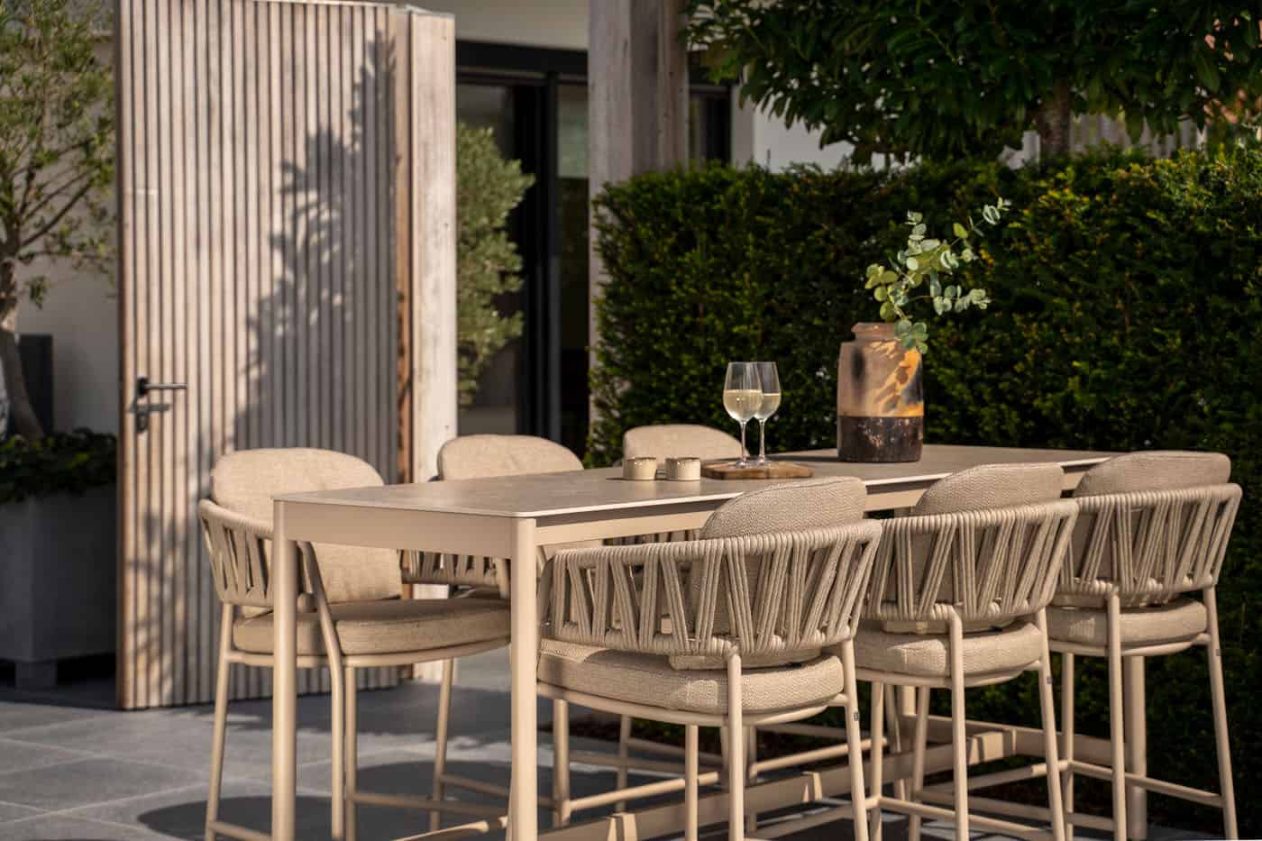 4SO Calma barset latte (6 st.) met Soho tafel 220x75cm - afbeelding 10