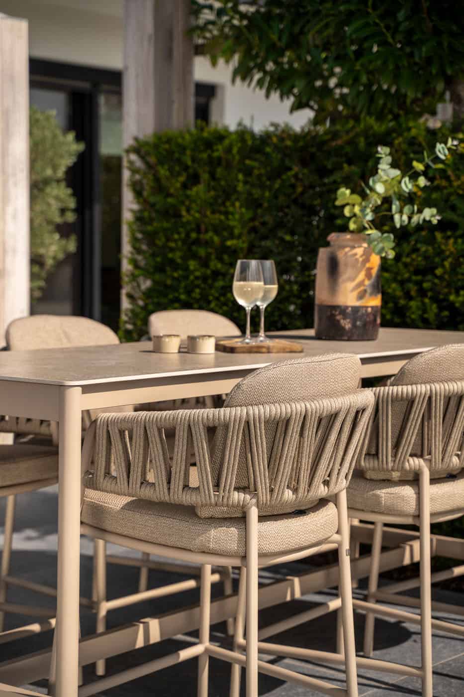 4SO Calma barset latte (6 st.) met Soho tafel 220x75cm - afbeelding 7