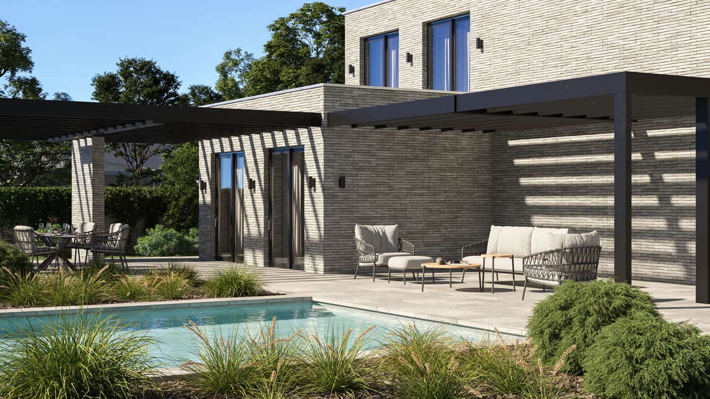 4SO Calpi lounge set incl. voetenbank