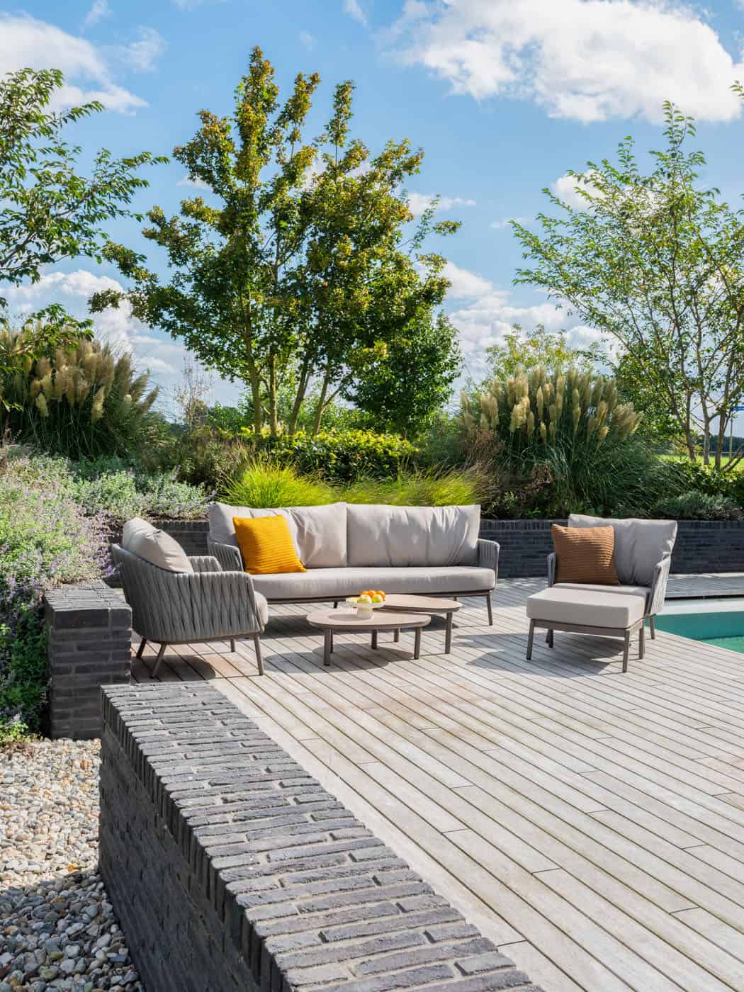 4SO Cannes lounge set terre incl. voetenbank - afbeelding 10