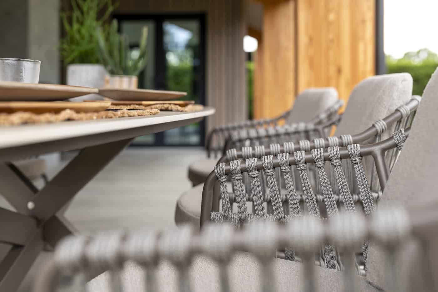 4SO Capalbio dining set (4 st.) + Taste 4SO Liam tafel 180x100cm - afbeelding 8