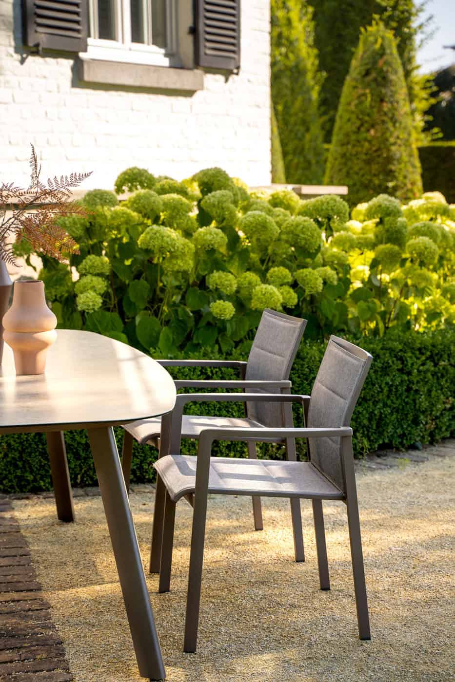 4SO Cortina dining set (4 st.) met Manolo tafel 180x95cm