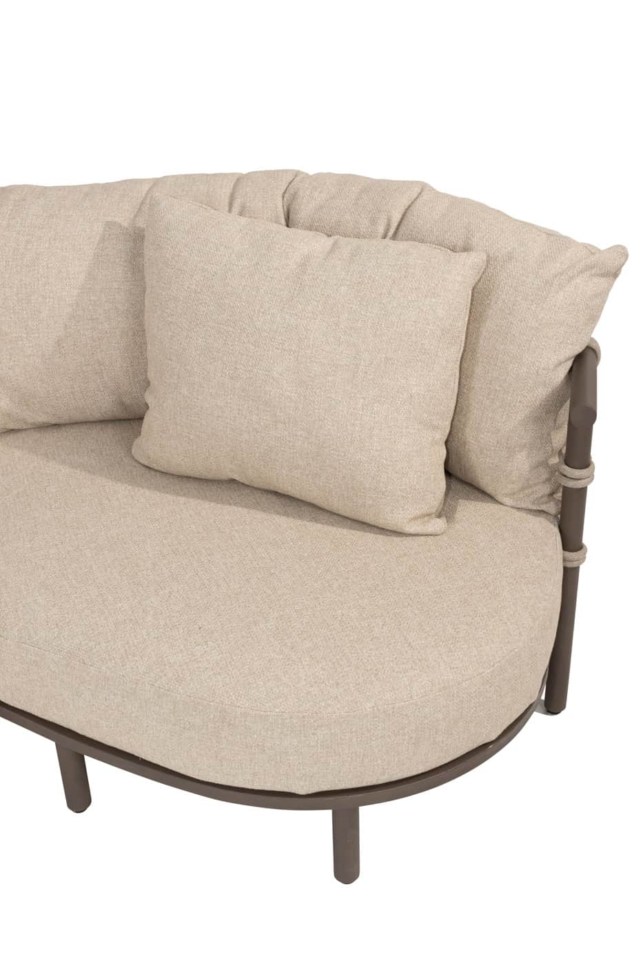 4SO Ezra modulares Ecksofa 210×127 cm taupe