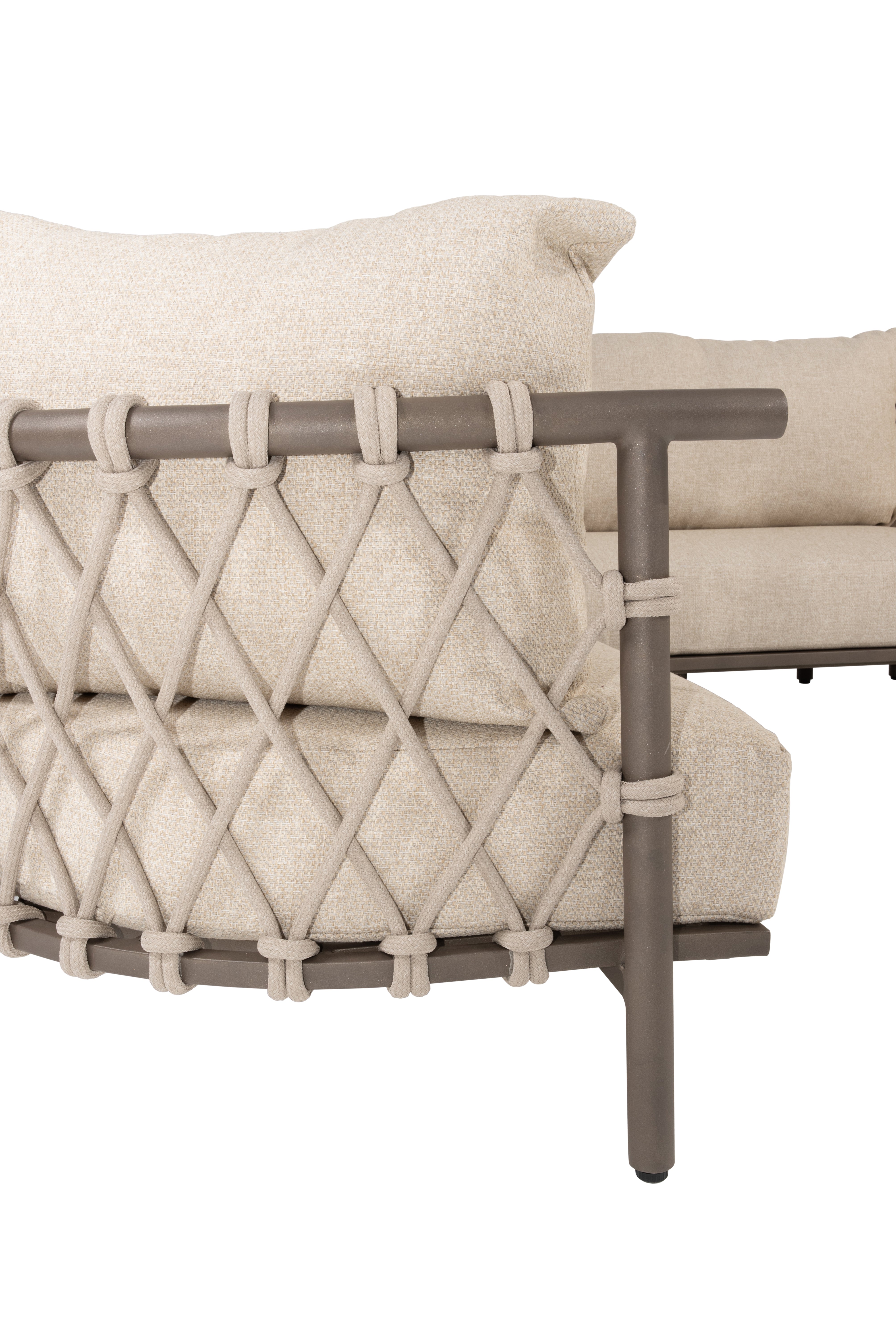 Ezra chaise lounge set without table - Detail