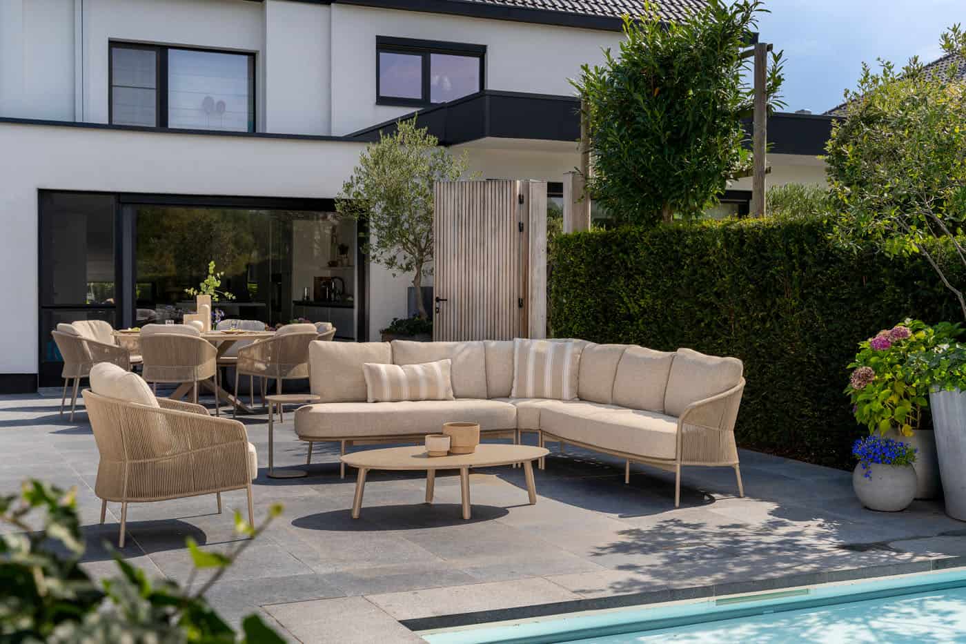 4SO Florence modulares Ecksofa 235×226.5 cm earth