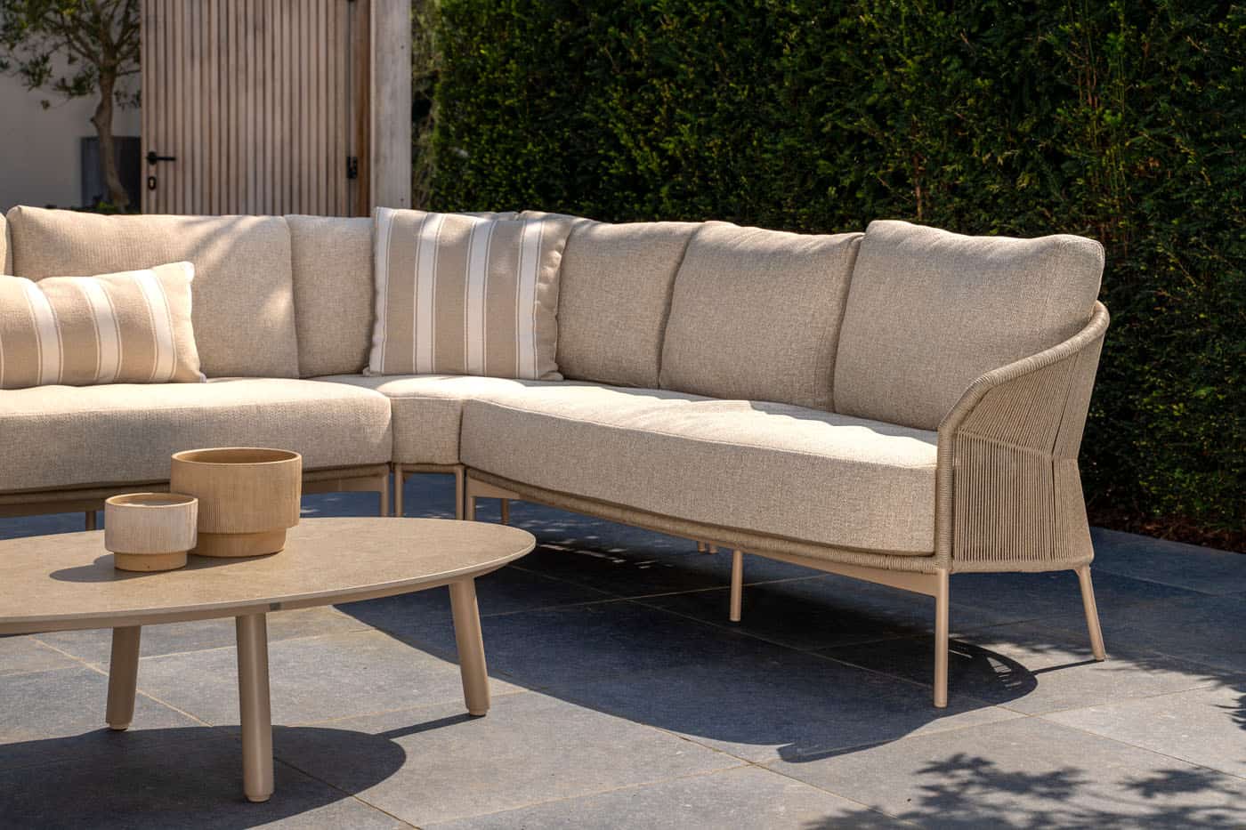 4SO Florence modulares Ecksofa 235×226.5 cm earth