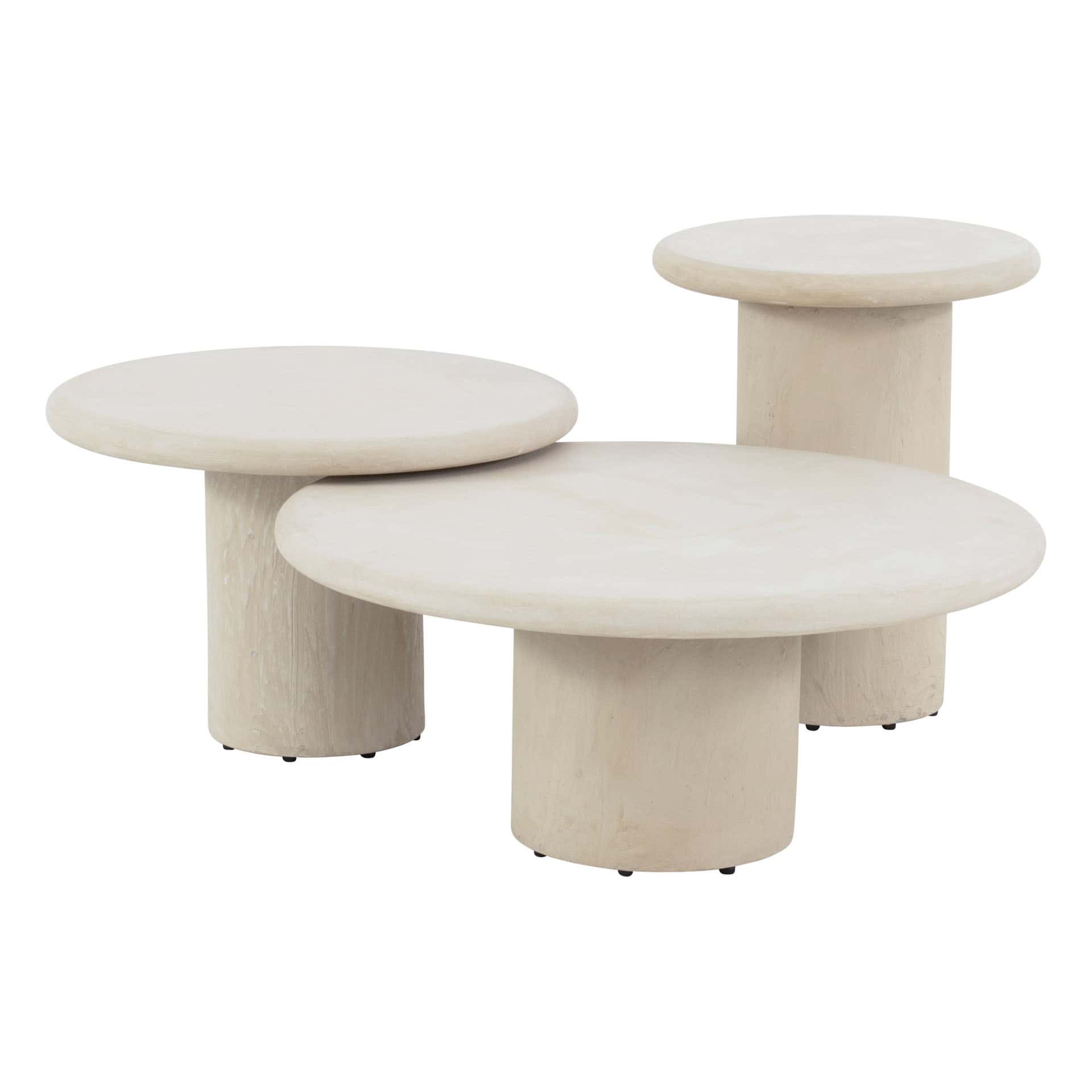 4SO Martinique lounge set amber met Hampton salontafel 80x35cm