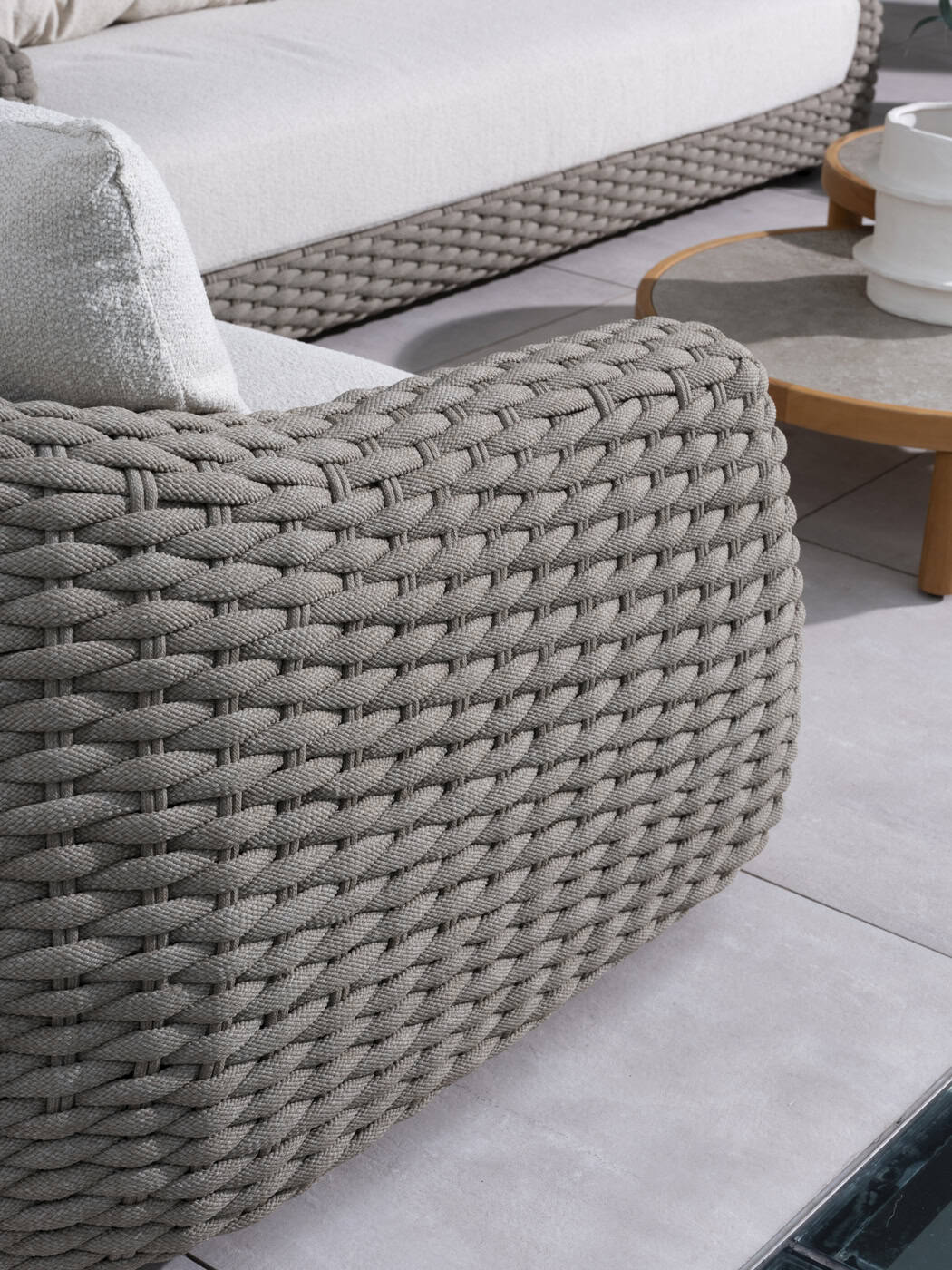 4SO Maxime lounge set met Boaz bijzettafel ⌀45cm