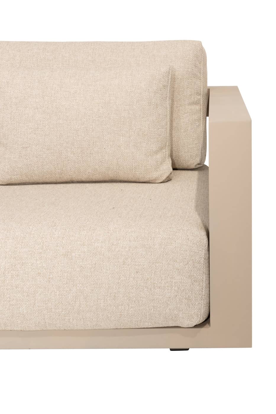 4SO Metropolitan modulares Ecksofa 256×256 cm latte