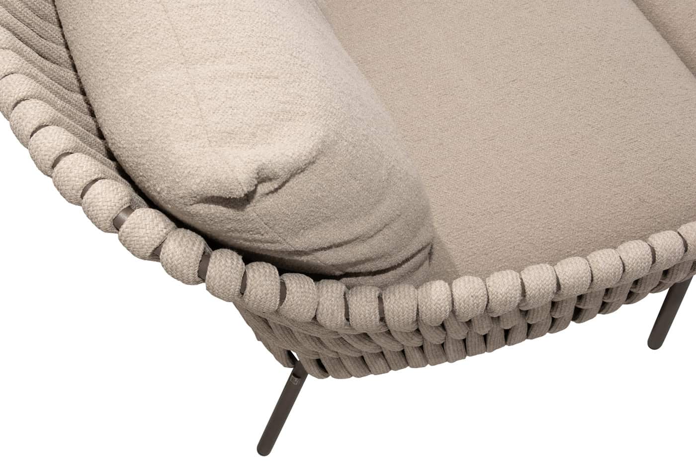 4SO Montera lounge set incl. voetenbank met Volta salontafel ⌀80cm