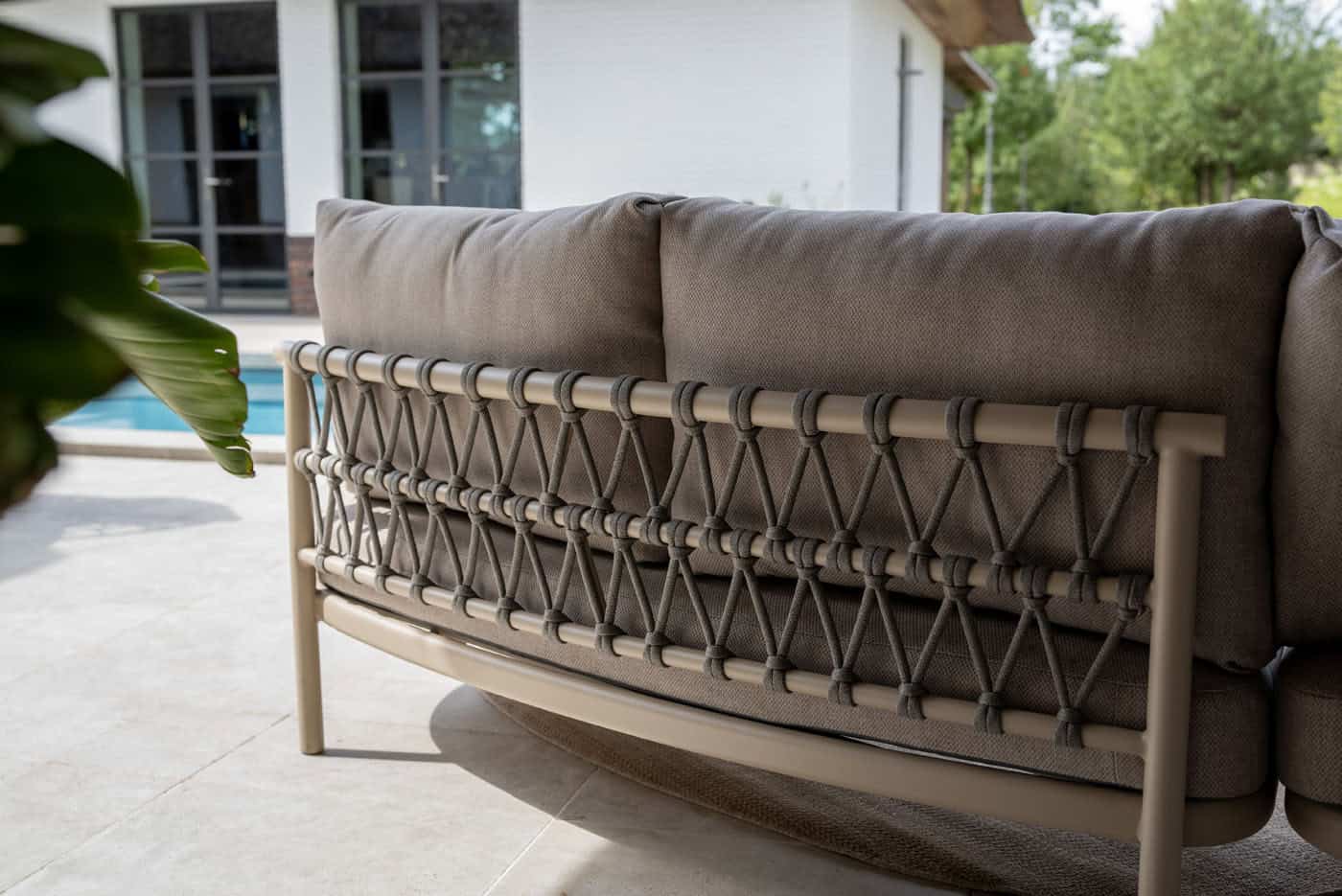 4SO Piacenza lounge set latte met Monroe salontafels (2 st.)