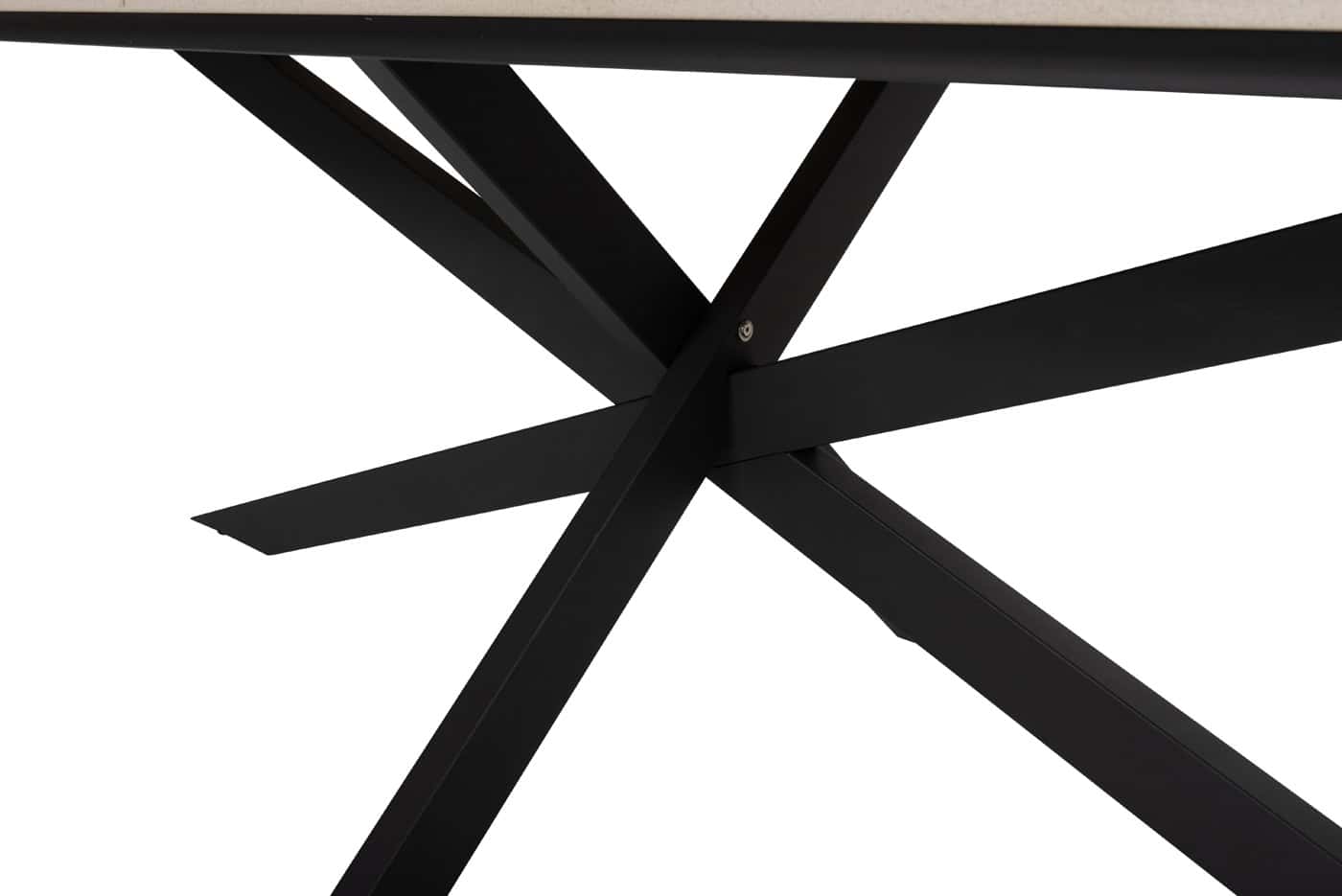 4SO Fabrice dining set anthracite (6 st.) + Taste 4SO Prado tafel 240x105cm