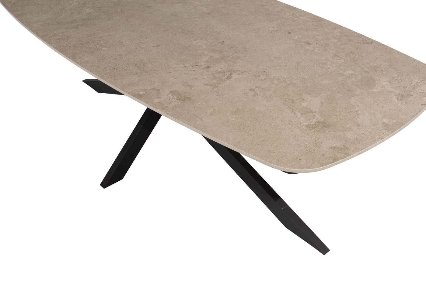 4SO Manitoba dining set anthracite (6 st.) met Prado tafel 240x105cm